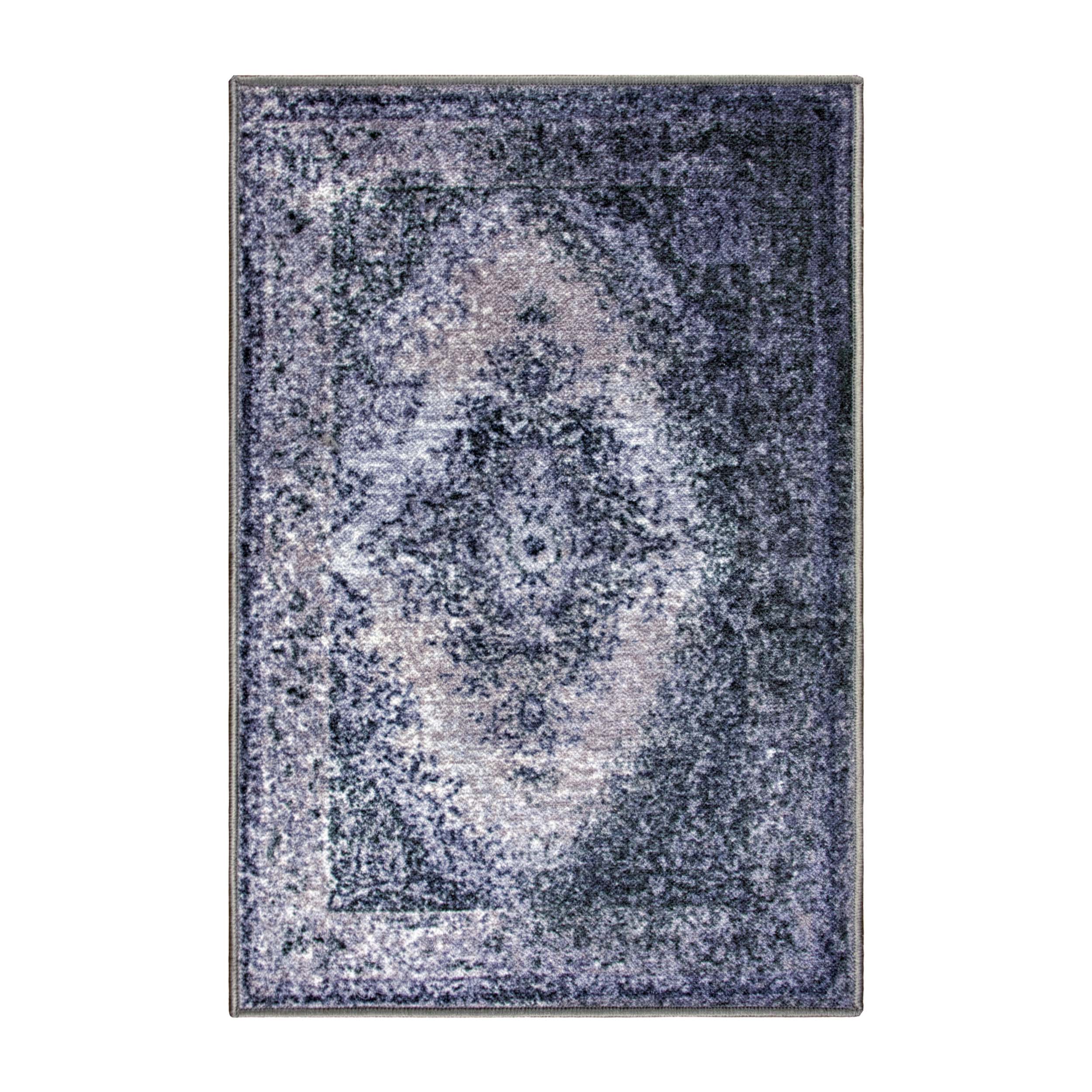 Eldwin Medallion Non-Slip Washable Indoor Area Rug - Perfect for Living Room, Bedroom, and Home Decor