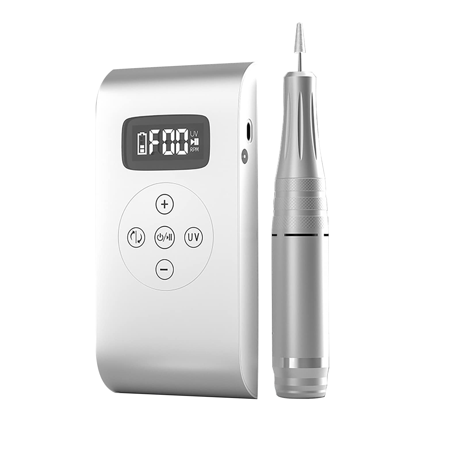 TAKOYI 18W Portable UV LED Nail Lamp for Gel Polish Curing - Fast Drying Professional Nail Light (White) | Perfect for Home Manicures & Salon Nail Art