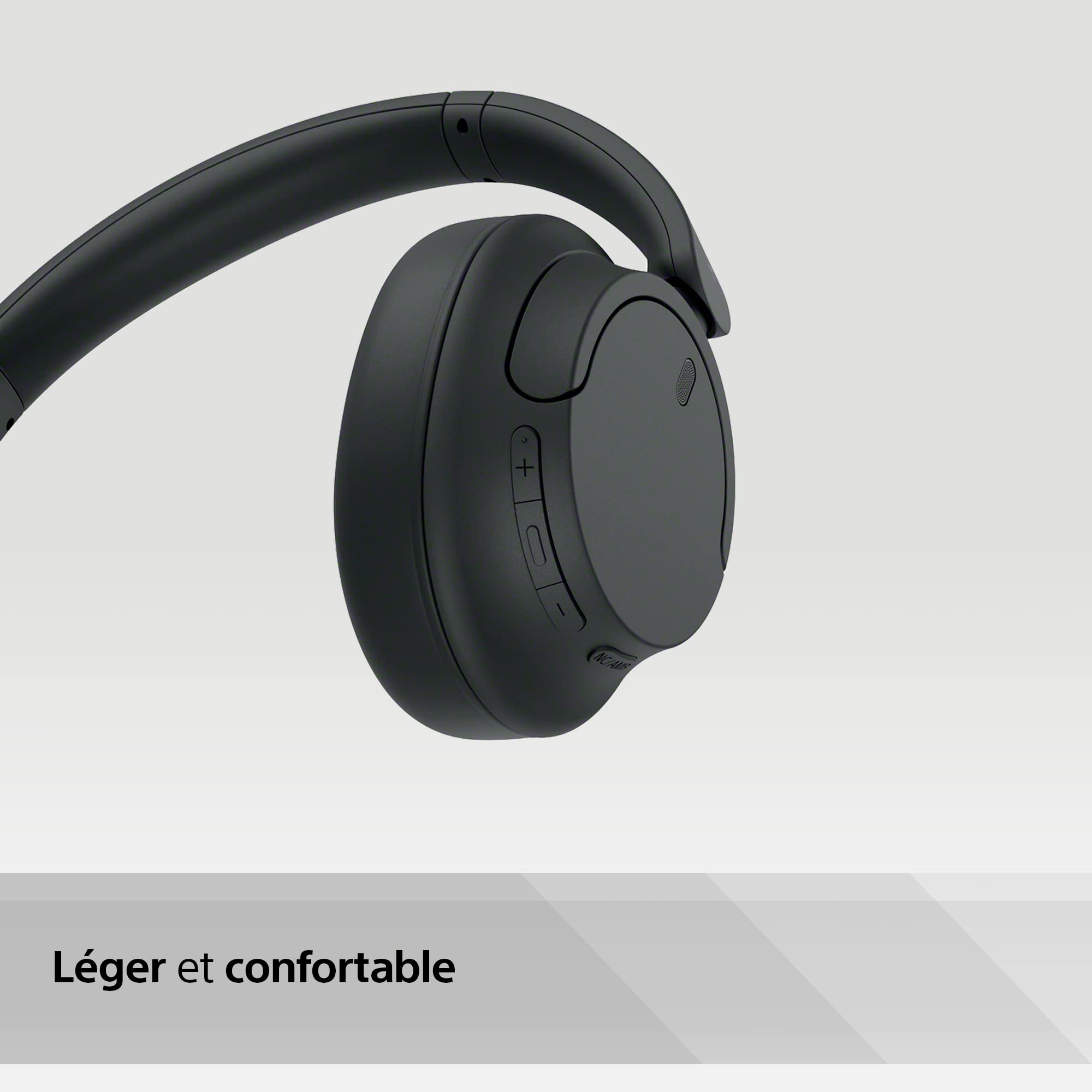 Sony WH-CH720N Wireless Noise Cancelling Bluetooth Headphones with Built-in Mic, 35-Hour Battery Life & Fast Charge - Black - Perfect for Travel, Commuting & Office Use