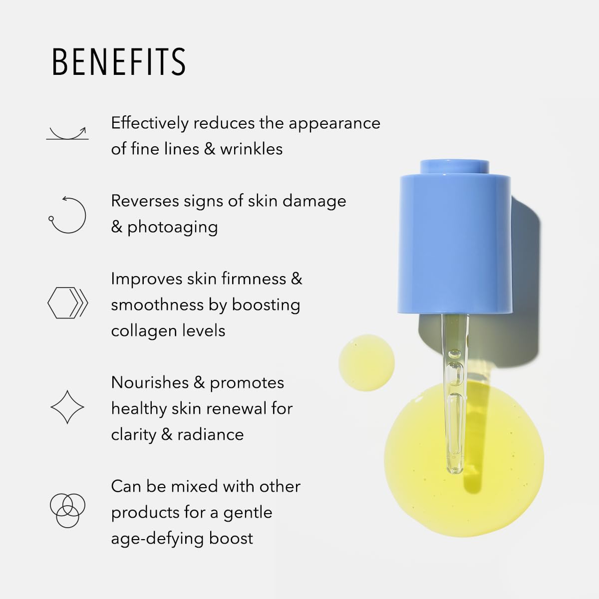 HydroPeptide Micro-Dose Glow Booster - Gentle Retinol Oil-Based Face Serum for Wrinkles & Fine Lines, 1 fl oz | Anti-Aging Skincare for Night Use & Daily Hydration