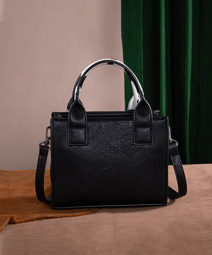 Wrangler Cow Print Crossbody Tote Bag for Women - Stylish Western Handbag for Everyday Use, Shopping & Travel