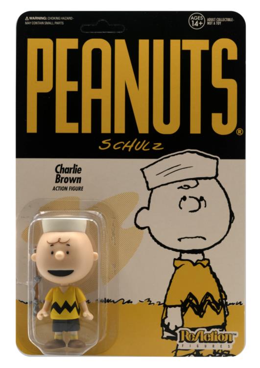 Peanuts ReAction Camp Charlie Brown Action Figure - Collectible Toy for Fans, Gifts & Display