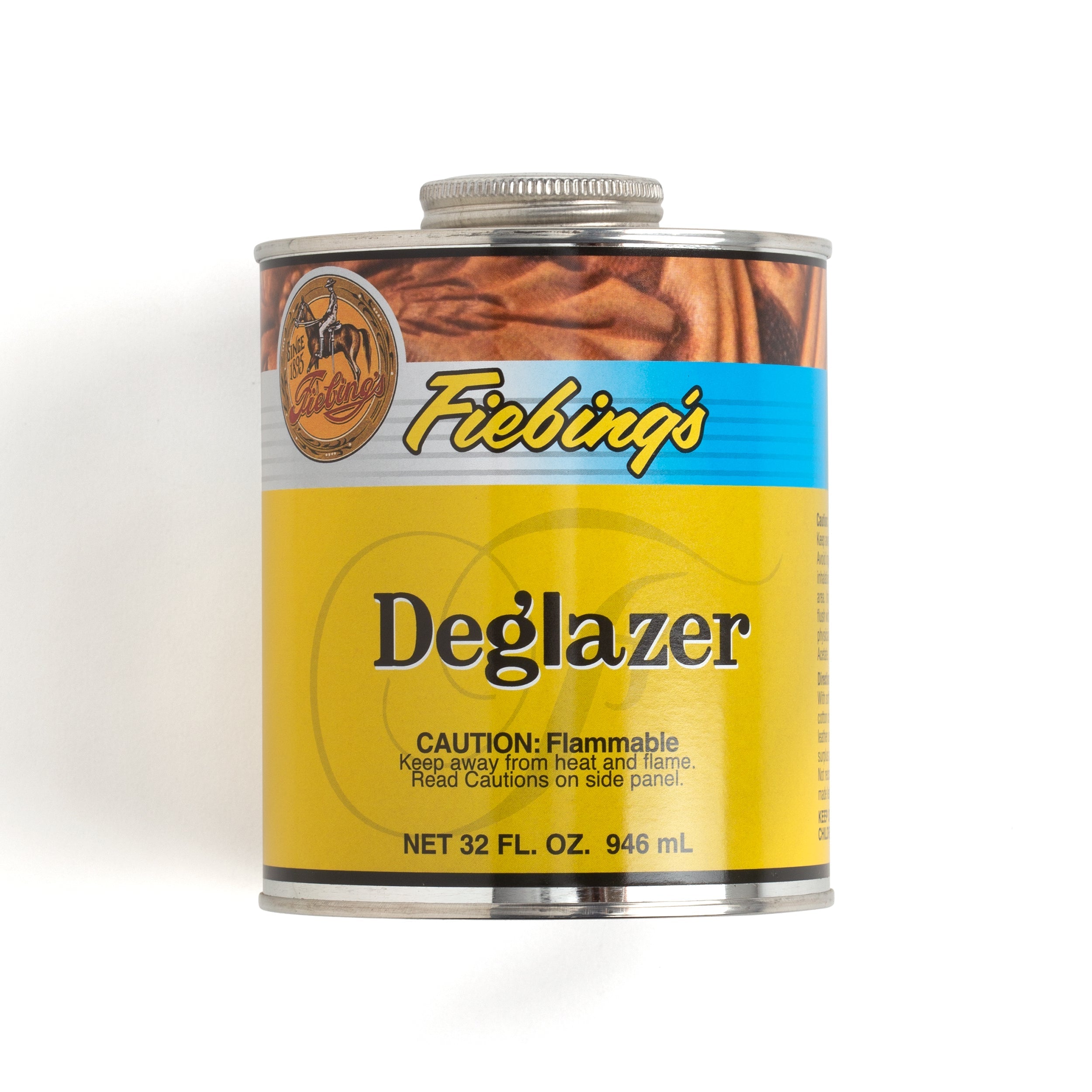 Fiebing's Deglazer - Professional Leather Deglazing Solution for Boots, Bags & Furniture | Perfect for Leather Cleaning & Restoration Projects