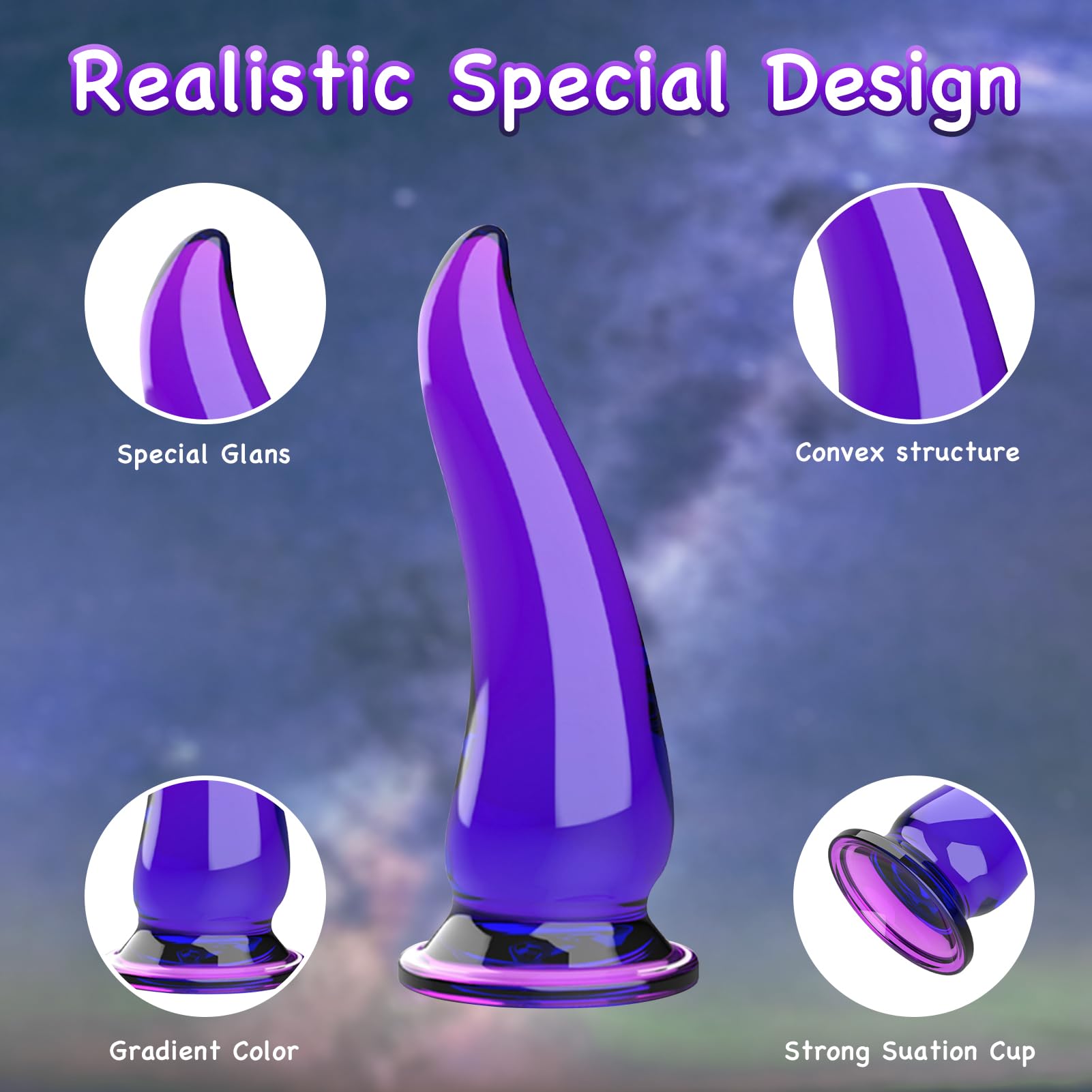 Premium Silicone Anal Dildo Kit - 3 Realistic Sizes with Strong Suction Cup for Hands-Free Play | Flexible Adult Sex Toy for G-Spot & Strap-On Harness Compatibility | Perfect for Solo Play, Couples & BDSM Exploration (3-in-1 Set)
