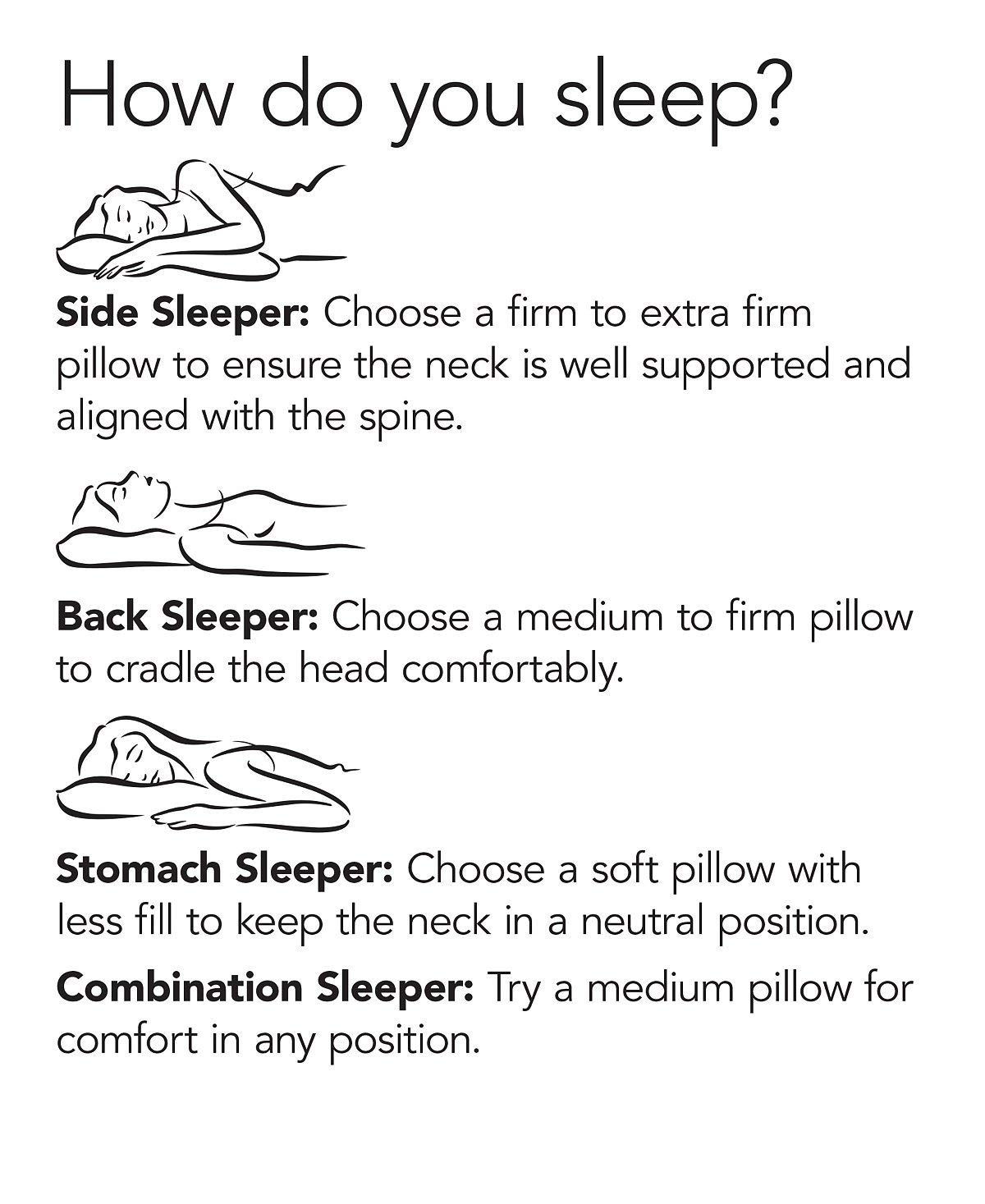 Charter Club Medium Firm King Size Hypoallergenic Down Pillow - White Goose Feather Bed Pillow for Side Sleepers & Back Pain Relief