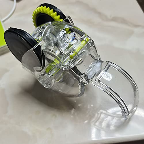 Yicare Stainless Steel Garlic Press and Chopper - Mini Kitchen Gadget for Garlic, Ginger, Nuts - Perfect for Cooking, Salad Making & Meal Prep