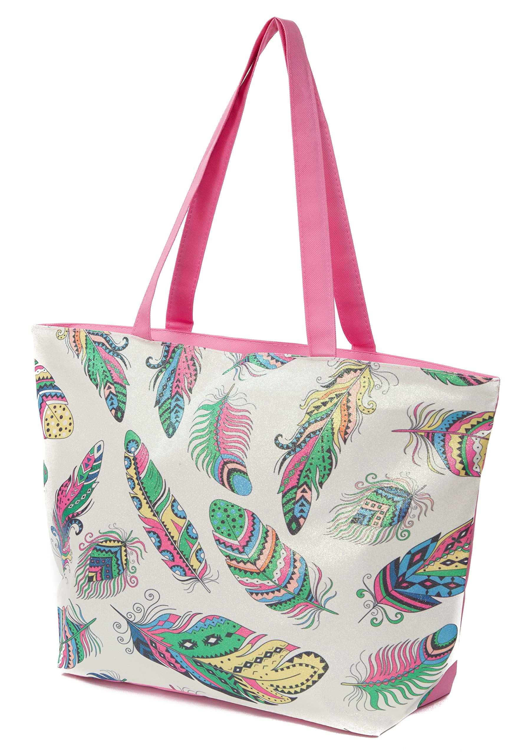 Stylish Water-Resistant Tote Bag for Women - Durable Travel & Beach Tote with Spacious Interior - Perfect for Shopping, Gym, Work Commute & Vacation Essentials