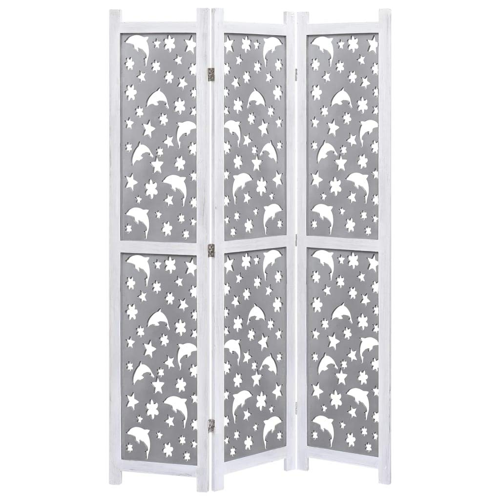 FAMIROSA 3-Panel Room Divider Screen - Freestanding Privacy Partition for Bedroom & Living Room - 41.3