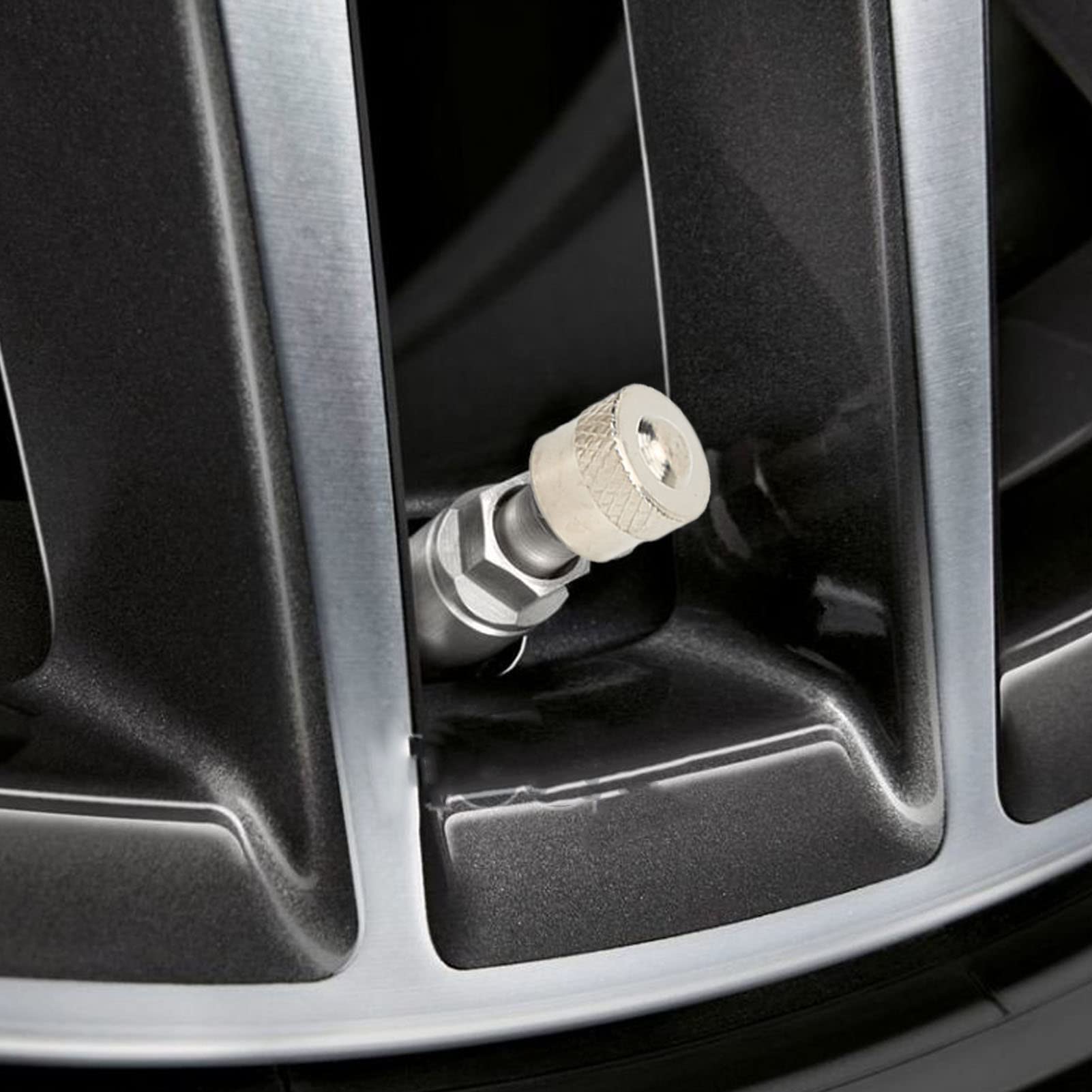 Fydun 4-Pack 36121120779 Wheel Valve Stem Covers - Durable Car Tire Valve Caps for BMW, Mercedes, Audi - Perfect for Car Maintenance & Off-Road Protection