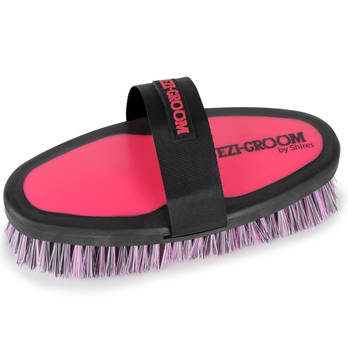 EZI GROOM Grip Body Brush for Dogs & Cats - Gentle Pet Grooming Brush with Ergonomic Handle for Easy Bathing & Shedding Control - Perfect for Home Pet Care & Professional Grooming
