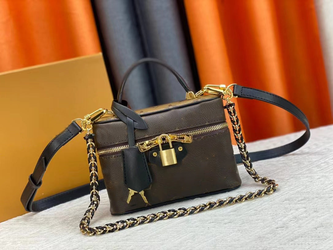 Stylish Makeup Crossbody Bag for Women - Waterproof & Spacious Cosmetic Organizer - Perfect for Travel, Gym & Everyday Use
