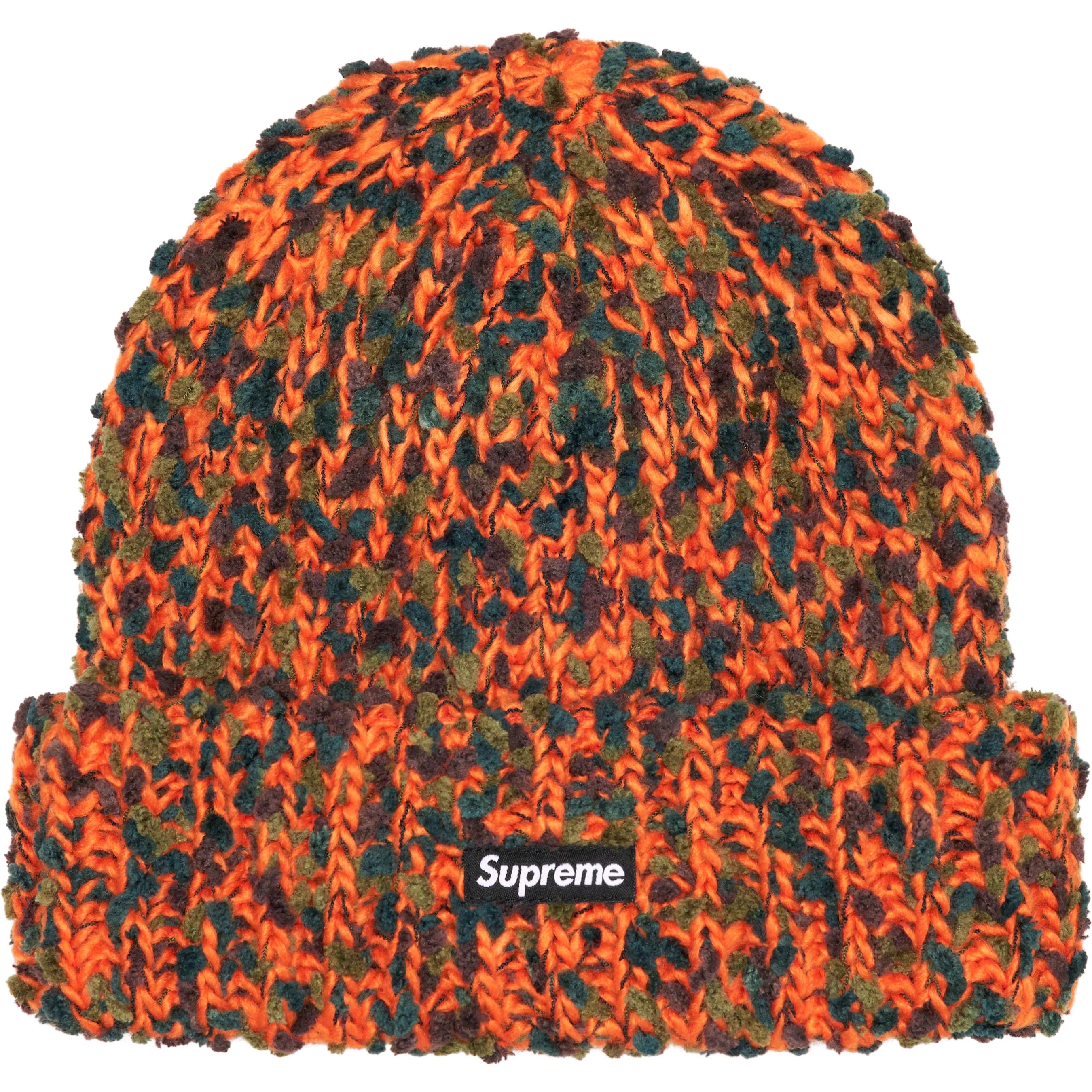 Supreme Chenille Beanie Hat - Soft Winter Beanie for Men & Women - Warm Orange Knit Hat for Cold Weather - Perfect for Skiing, Snowboarding & Outdoor Activities