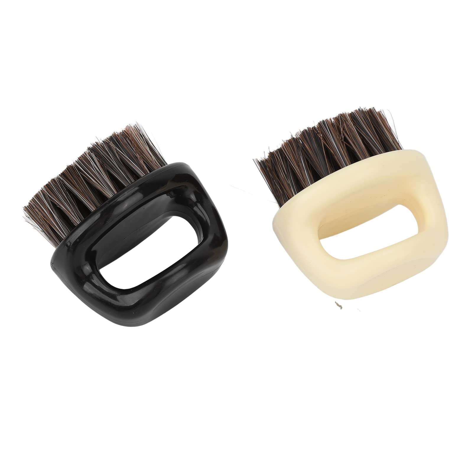 4pcs Men's Knuckle Beard Brush - Soft Bristles for Gentle Exfoliation & Styling, Round Handle for Easy Grip | Perfect for Salon Cleansing, Fast Lathering & Mustache Care | Ideal for Daily Grooming, Beard Maintenance & Styling at Home or On-The-Go