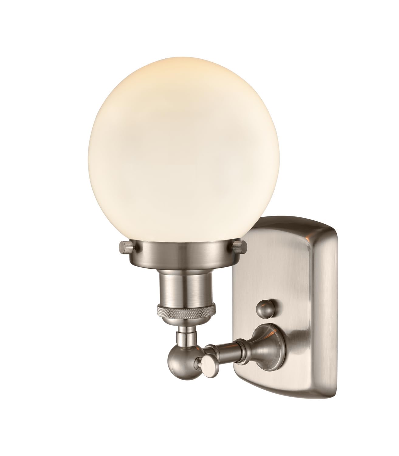 Ballston Collection Transitional LED Wall Sconce - 6-Light Fixture in Pewter/Nickel/Silver Finish | Energy-Efficient Indoor Lighting for Hallway, Bedroom & Living Room