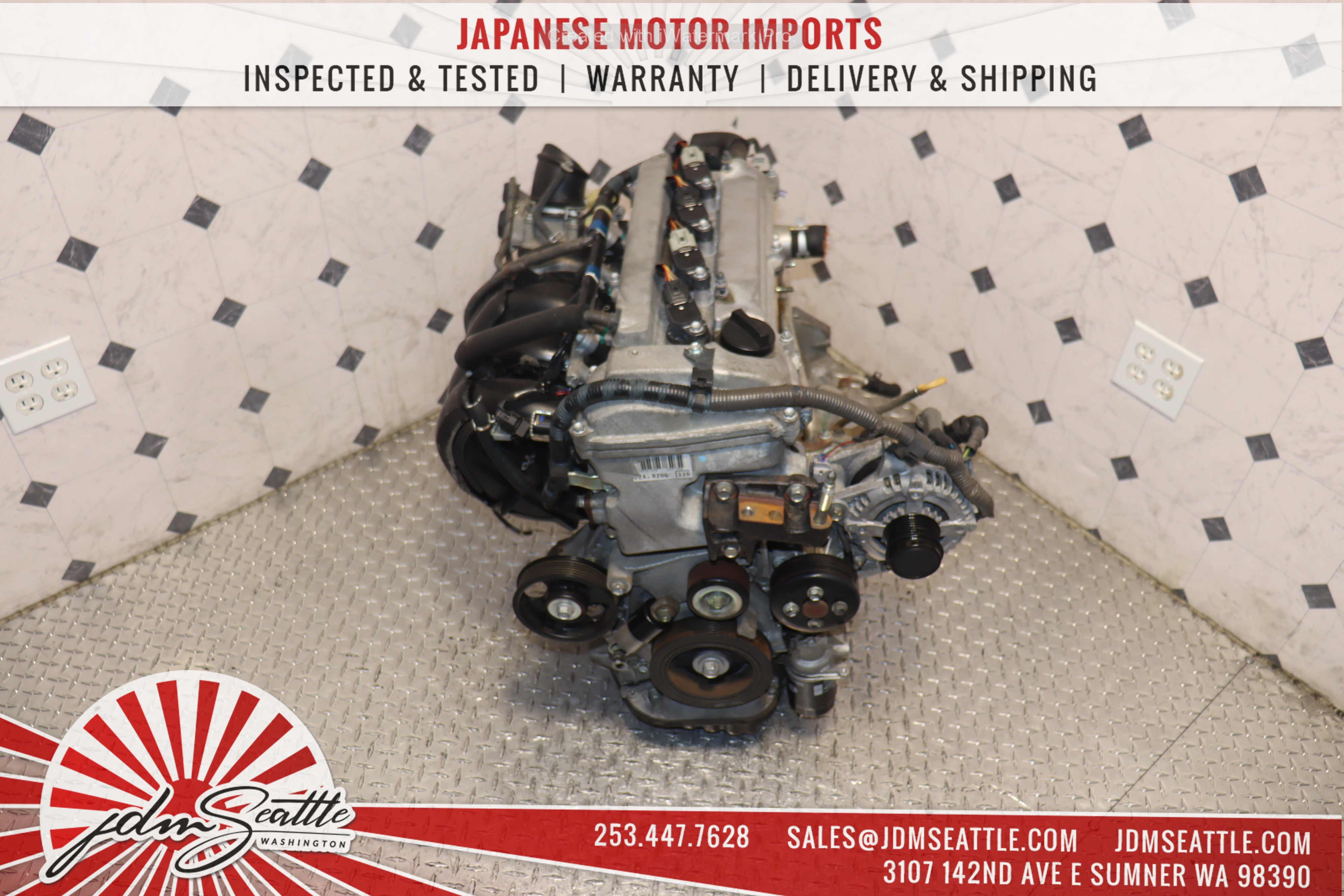 2006-2008 Toyota RAV4 2.4L 2AZ-FE DOHC Engine Replacement - Compatible with JDM Models - Perfect for Performance Upgrades & Engine Rebuilds