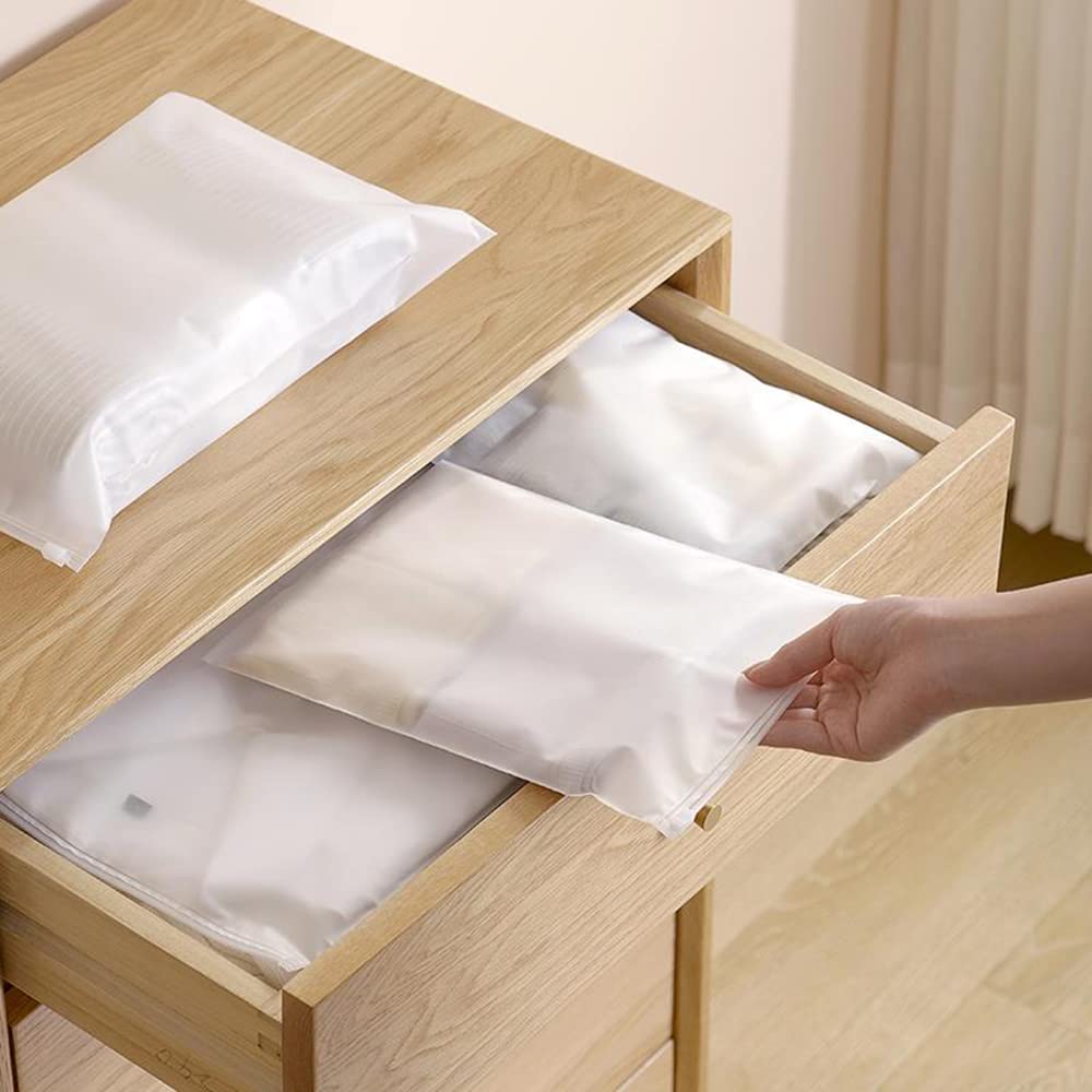 50Pcs Clear Resealable Plastic Zipper Bags - 14