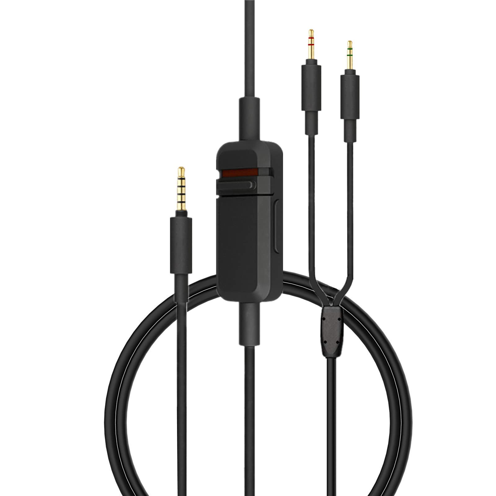 Premium OFC Headphone Extension Cable with Volume Control - Compatible with Beyerdynamic MMX300 Headphones | High-Quality Audio for Gaming, Studio Recording & Home Entertainment