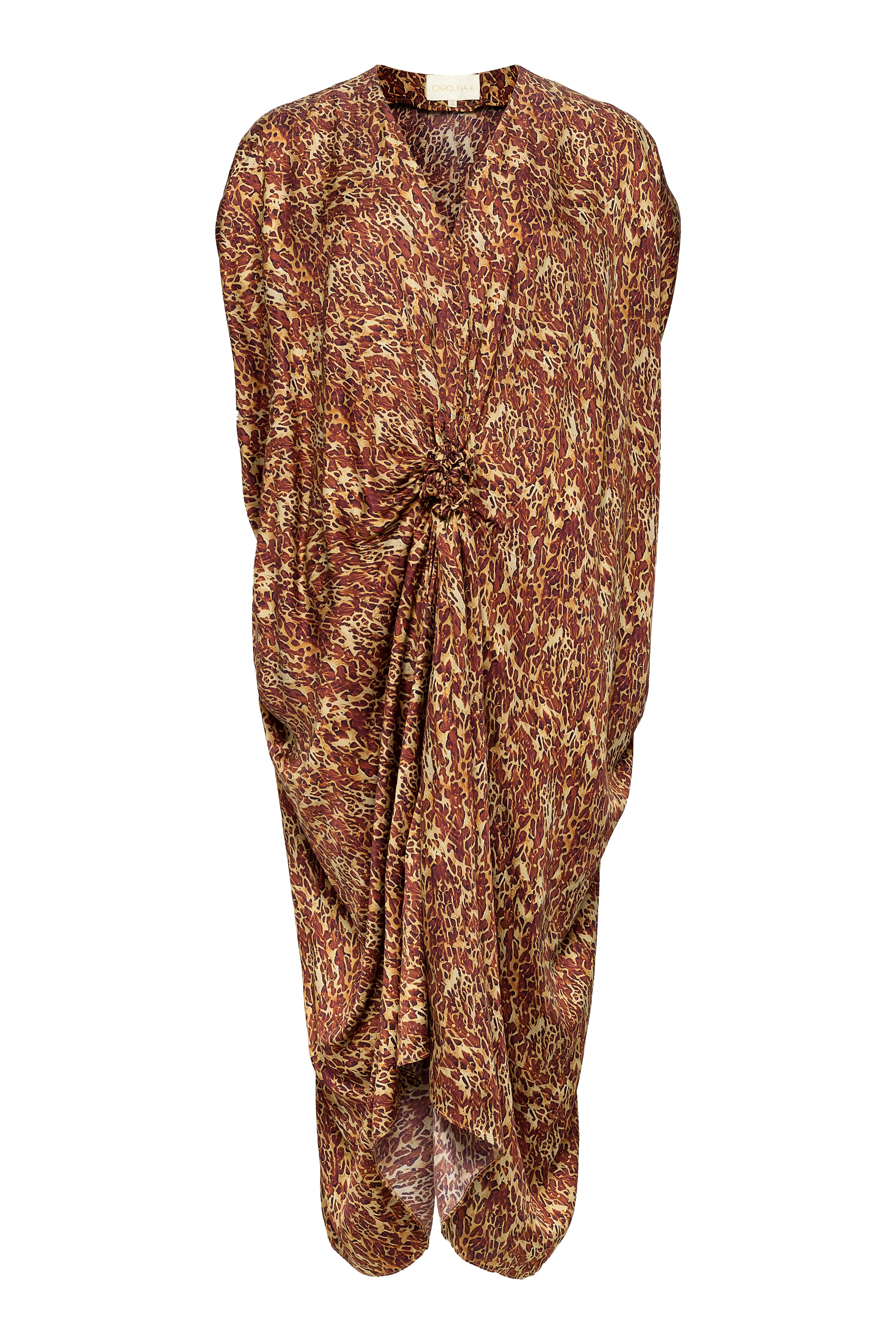 Stylish Knot Kaftan Dress for Women - Boho Chic Summer Beach Cover Up & Casual Loungewear - Perfect for Vacations, Pool Parties, and Resort Wear