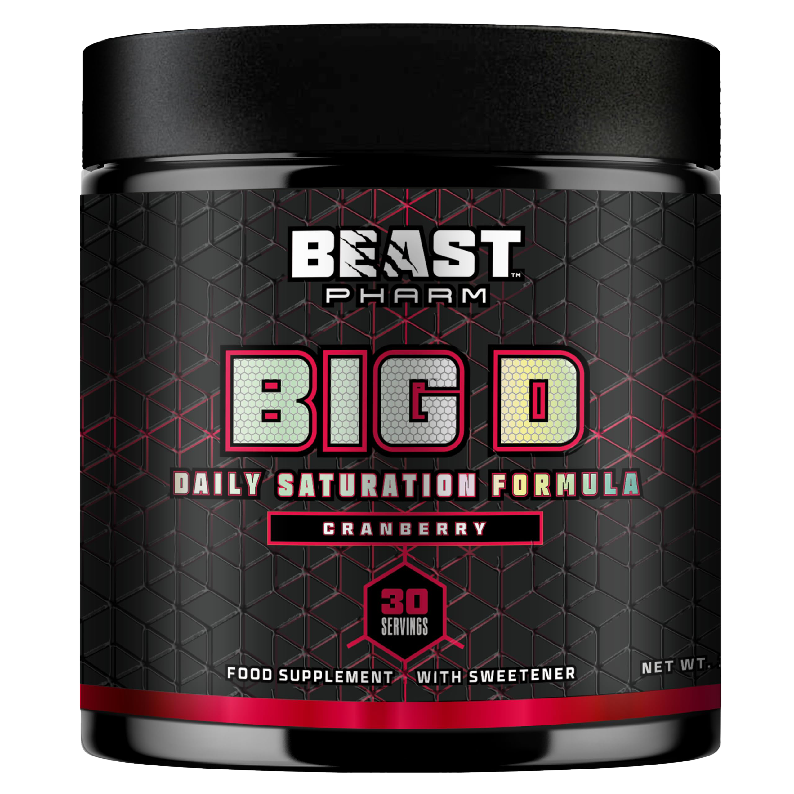 Beast Pharm Big D Protein Powder - 30 Servings, 390g for Muscle Recovery & Strength Building | Post-Workout & Fitness Supplement