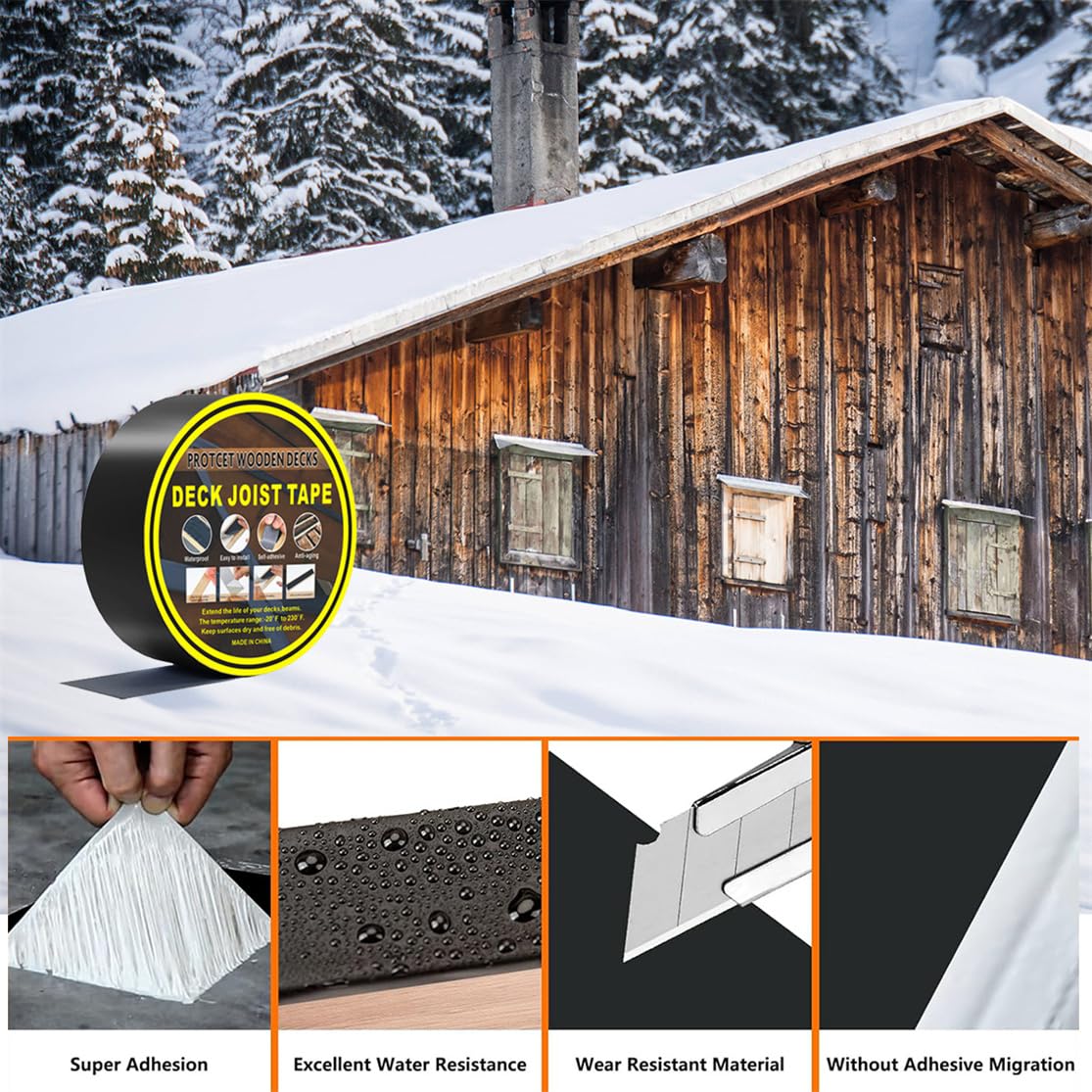 Butyl Joist Tape for Decking - 1.5