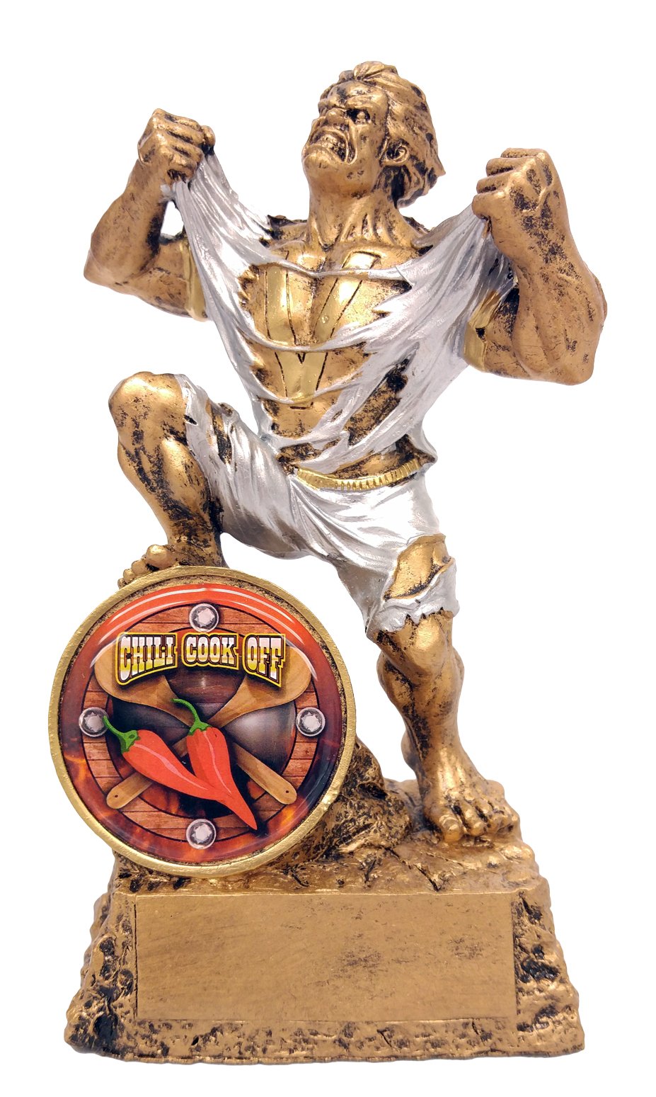 Custom Monster Trophy 6.75 Inch - Personalized Victory Award with Front Insert Plate - Engraved Sports & Achievement Recognition Award for Competitions, Office Awards, and School Events