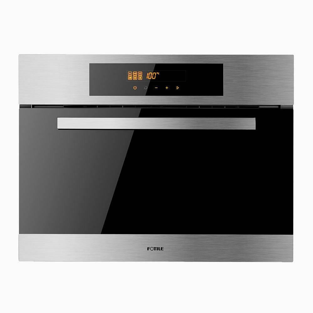 Fotile SCD42 F1 24-Inch Built-In Steam Oven - Stainless Steel Smart Convection Oven for Healthy Cooking | Perfect for Baking, Roasting & Reheating in Modern Kitchens