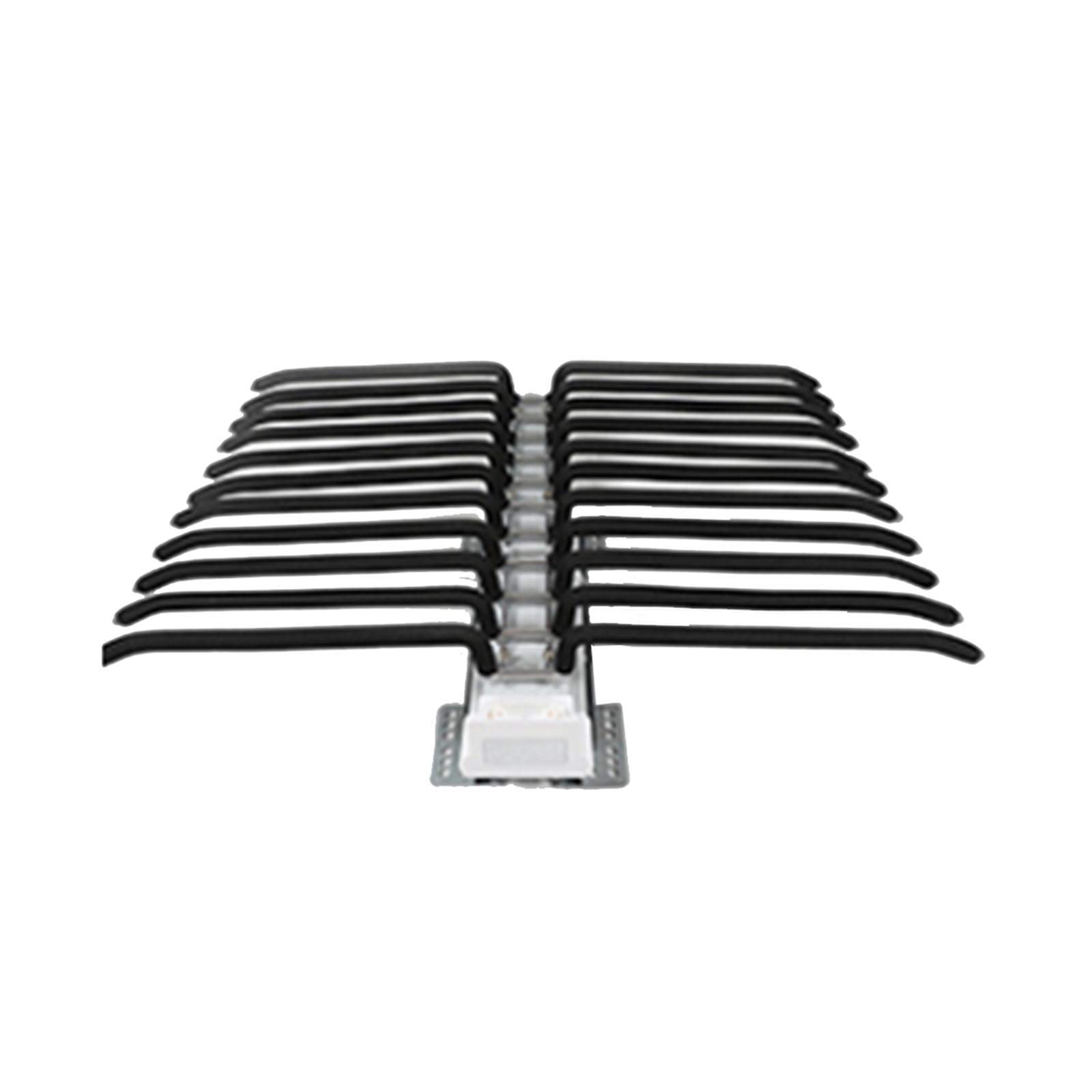 Space-Saving 22-Arm Pull-Out Closet Pants Hanger Organizer - Black Heavy-Duty Top Installation Rack for Jeans, Suits & Clothes Storage | Perfect for Walk-In Closets, Small Spaces & Wardrobe Organization