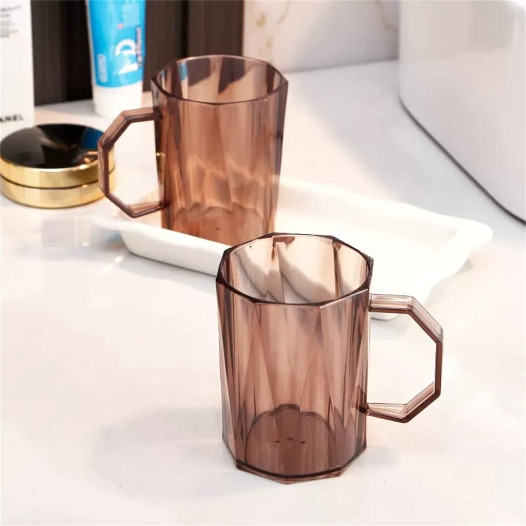 Nordic Style Couple Toothbrush Holder Set - Modern Bathroom Organizer for Toothbrush & Mouthwash Cup - Perfect for Couples, Families, and Travel Use