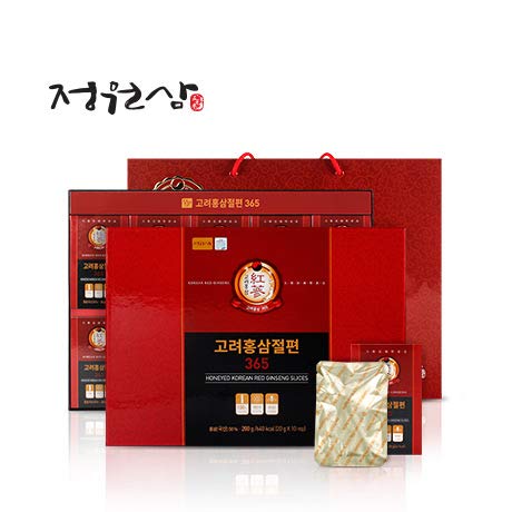 Premium Korean Honey Sliced Red Ginseng 365 Days - 100% Authentic Korean Panax Ginseng Root for Energy Boost, Immunity Support & Wellness - Perfect for Tea, Cooking & Daily Health Supplement