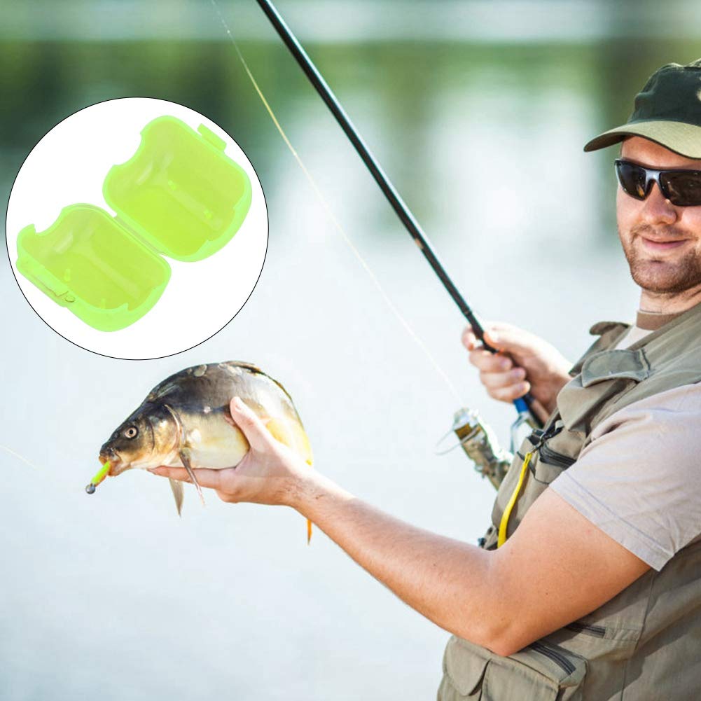 Shanrya Squid Lure Hook Cover - 50PCS Lightweight Fishing Box for Lake & Sea Fishing | Portable Pool & Wild Fishing Gear