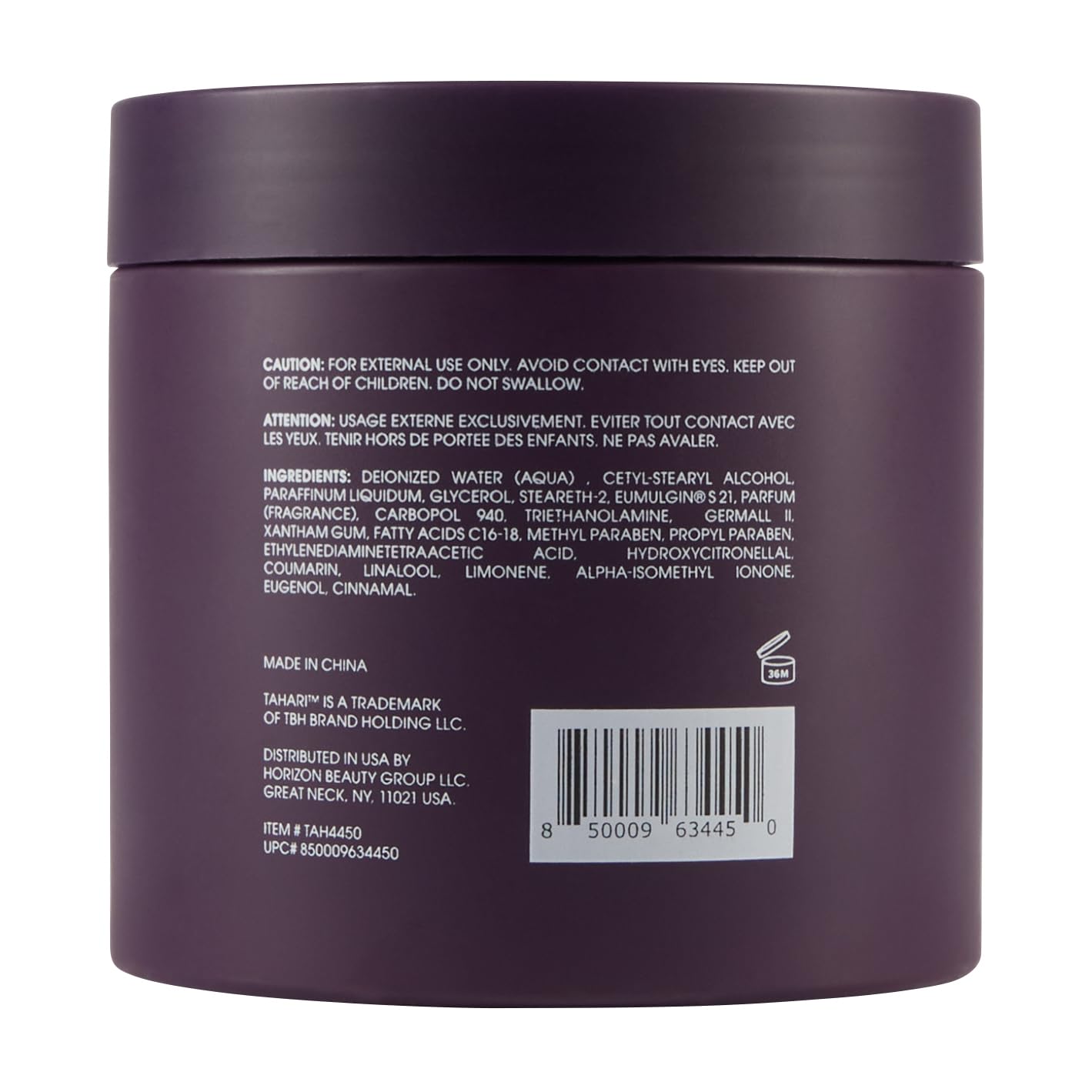 Tahari Midnight Orchid Exfoliating Body Scrub - 12 oz (354 mL) for Smooth, Glowing Skin | Perfect for Spa Nights & Self-Care Routines