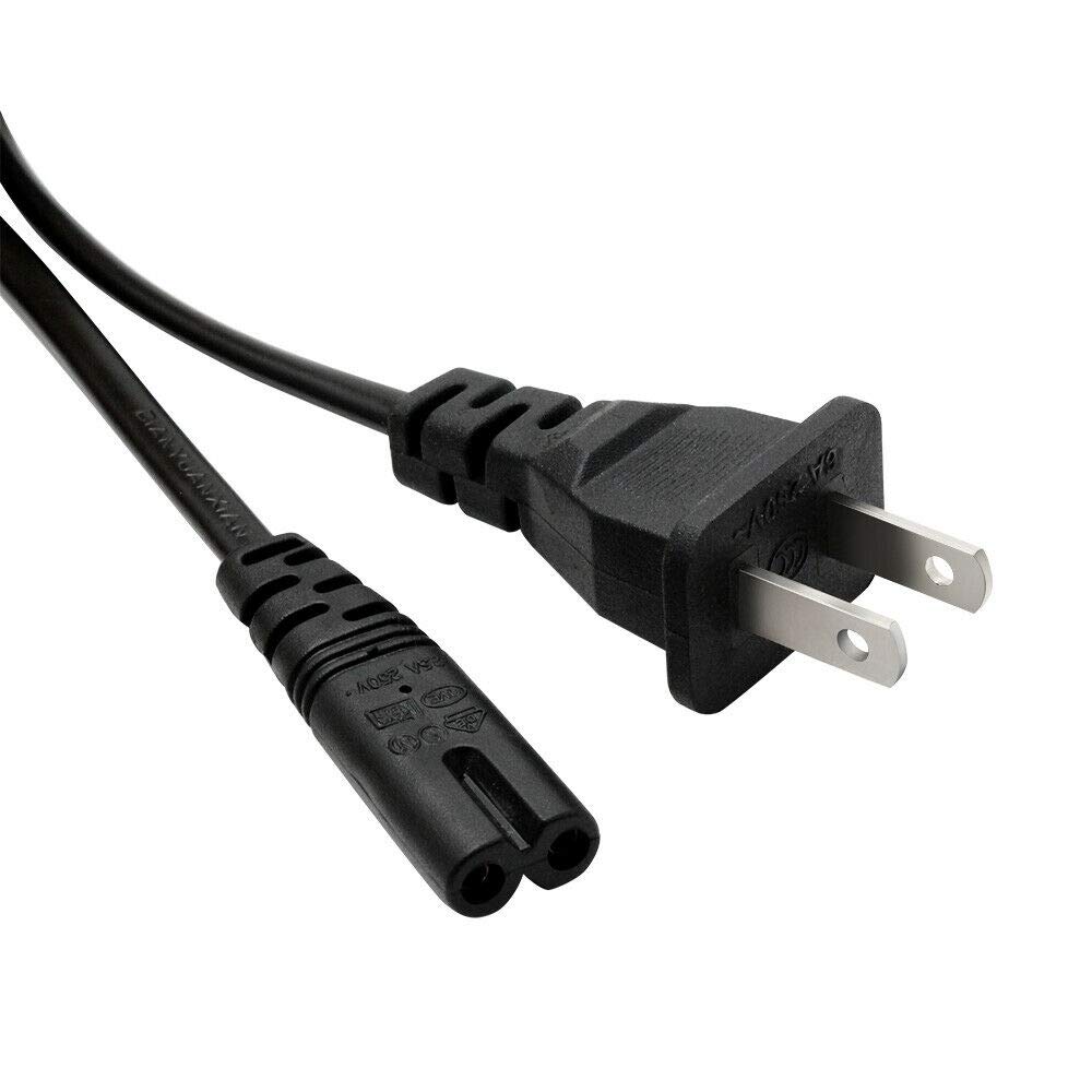 HP OfficeJet 200 250 Printer Replacement 2-Prong AC Power Cord Cable | Compatible with All-in-One Portable Printers | Perfect for Home Office, Business Travel & On-the-Go Printing
