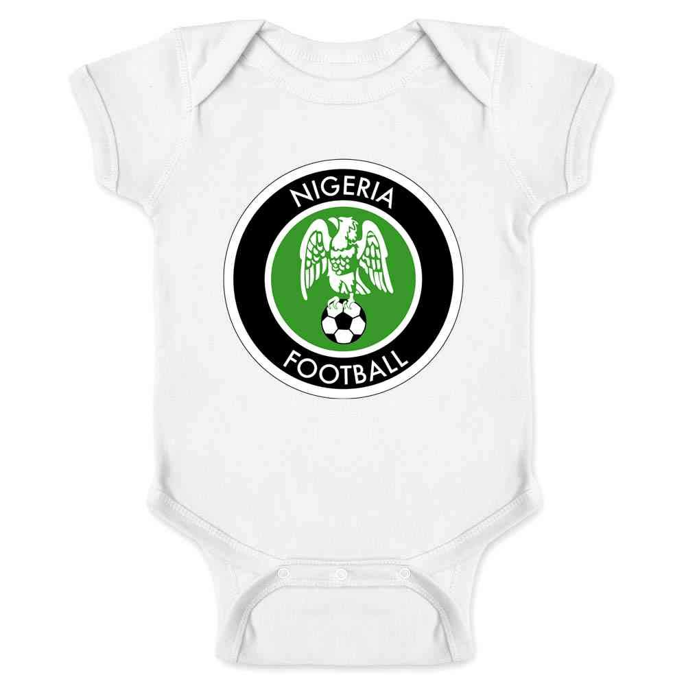 Nigerian National Soccer Team Retro Crest T-Shirt for Baby, Toddler, Kids - Boys & Girls | Football Fan Gift, Game Day Outfit, School Spirit Wear