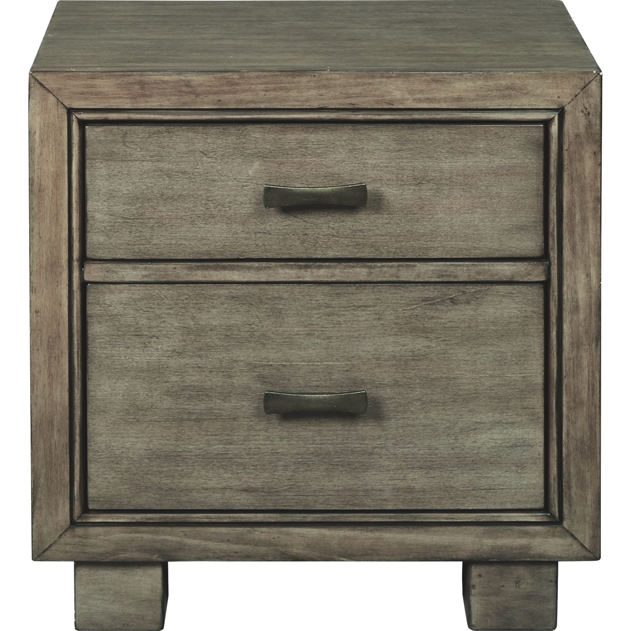 Arnett Nightstand - Modern Gray Bedside Table with Storage Drawer for Bedroom, Living Room, or Office - Compact Night Stand with Sleek Design