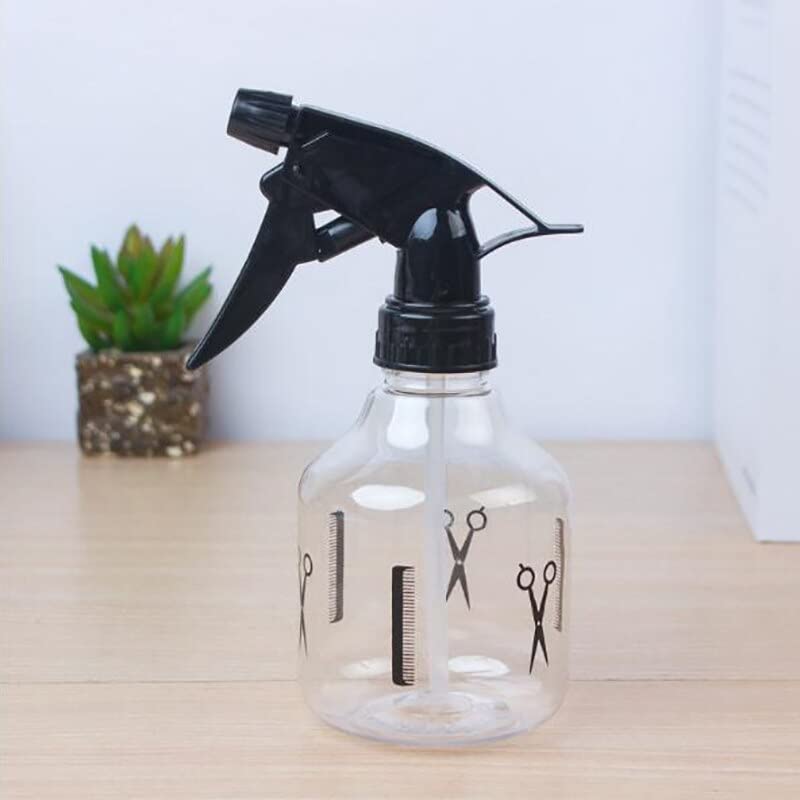 APSAMBR 250ml Plastic Spray Bottle - Hair Styling, Salon, Plant Misting & Flower Watering - Reusable Fine Mist Sprayer for Hairdressing, Gardening & Home Cleaning