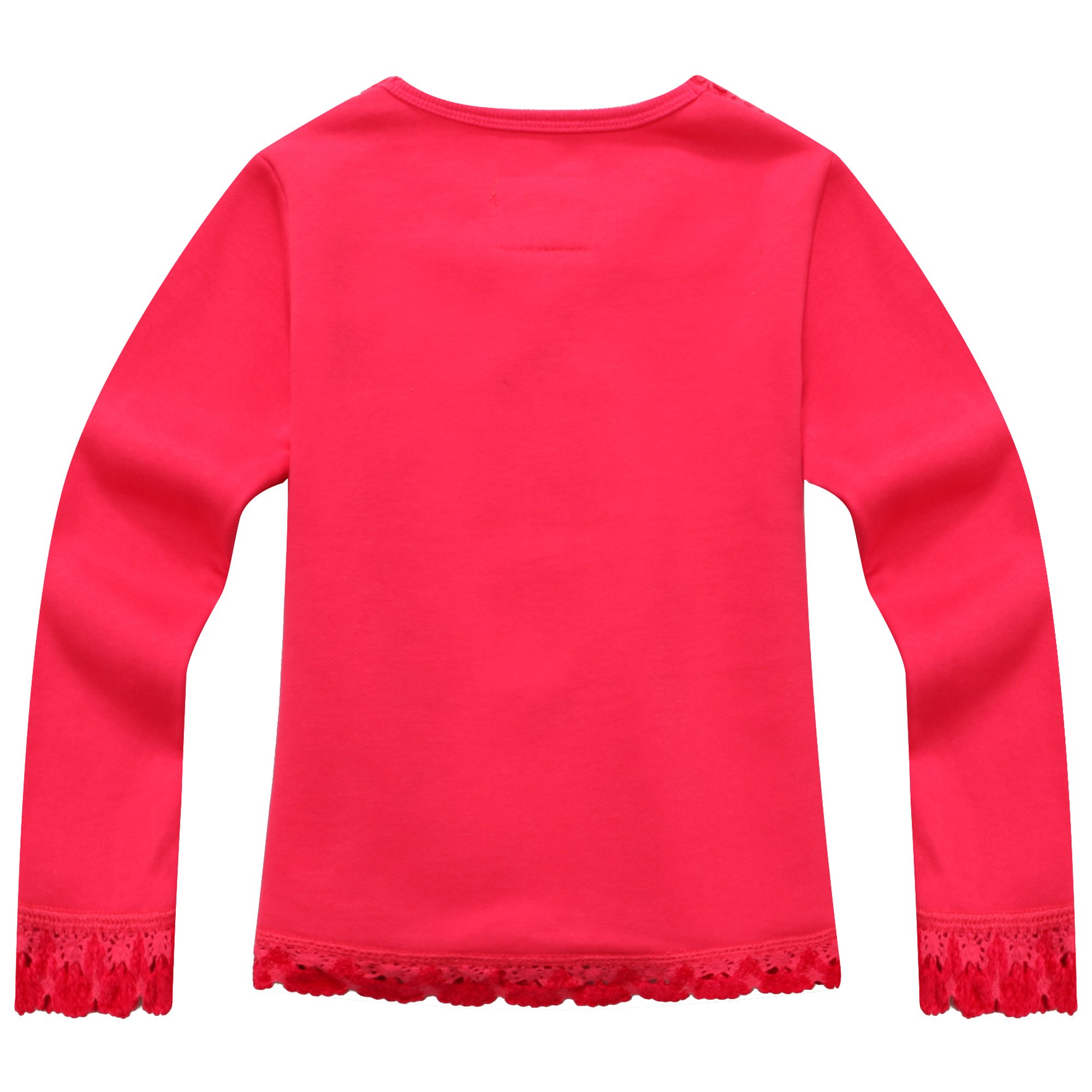 Richie House Girls' Lace Cardigan - Soft & Sweet Knit Sweater for Toddlers & Kids - Perfect for School, Parties & Special Occasions