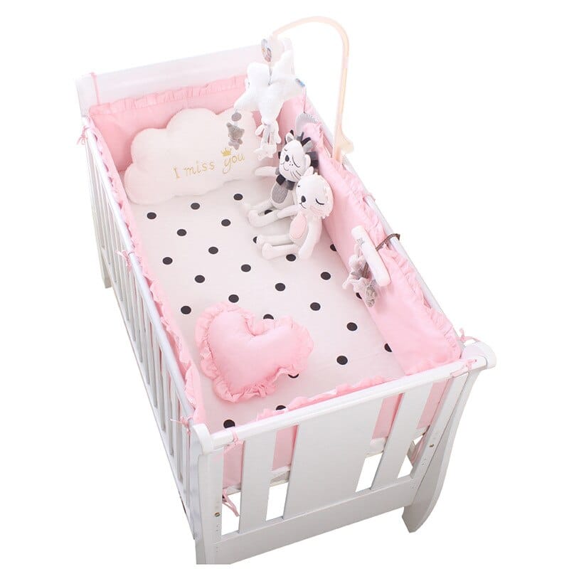 Soft & Breathable Baby Cot Bedding Set - Premium Crib Sheets & Blankets for Newborns & Toddlers | Nursery Essentials for Safe & Comfortable Sleep | Perfect for Daycare, Travel & Home Use