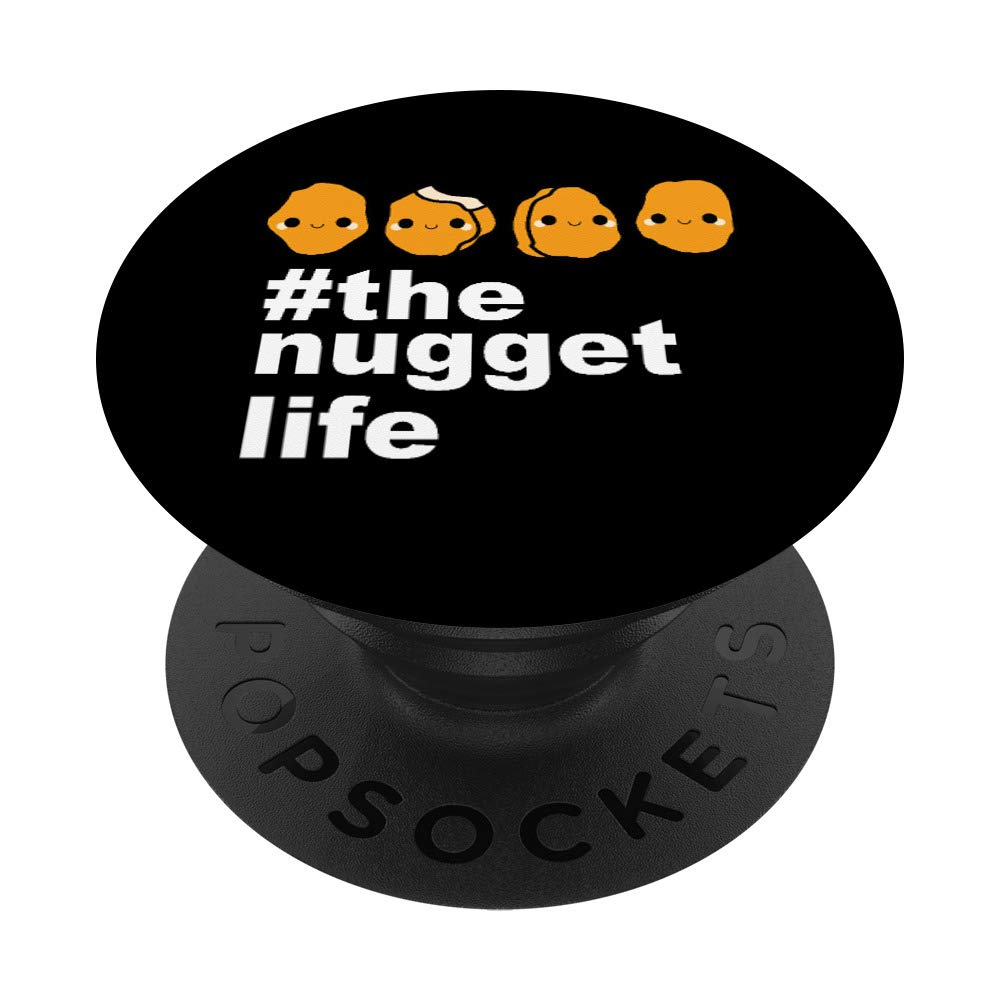 Funny Chicken Nugget Costume PopSockets Grip & Stand for iPhone, Samsung & Tablets - Cute Gift for Women & Kids - Perfect for School, Work & Travel Accessories