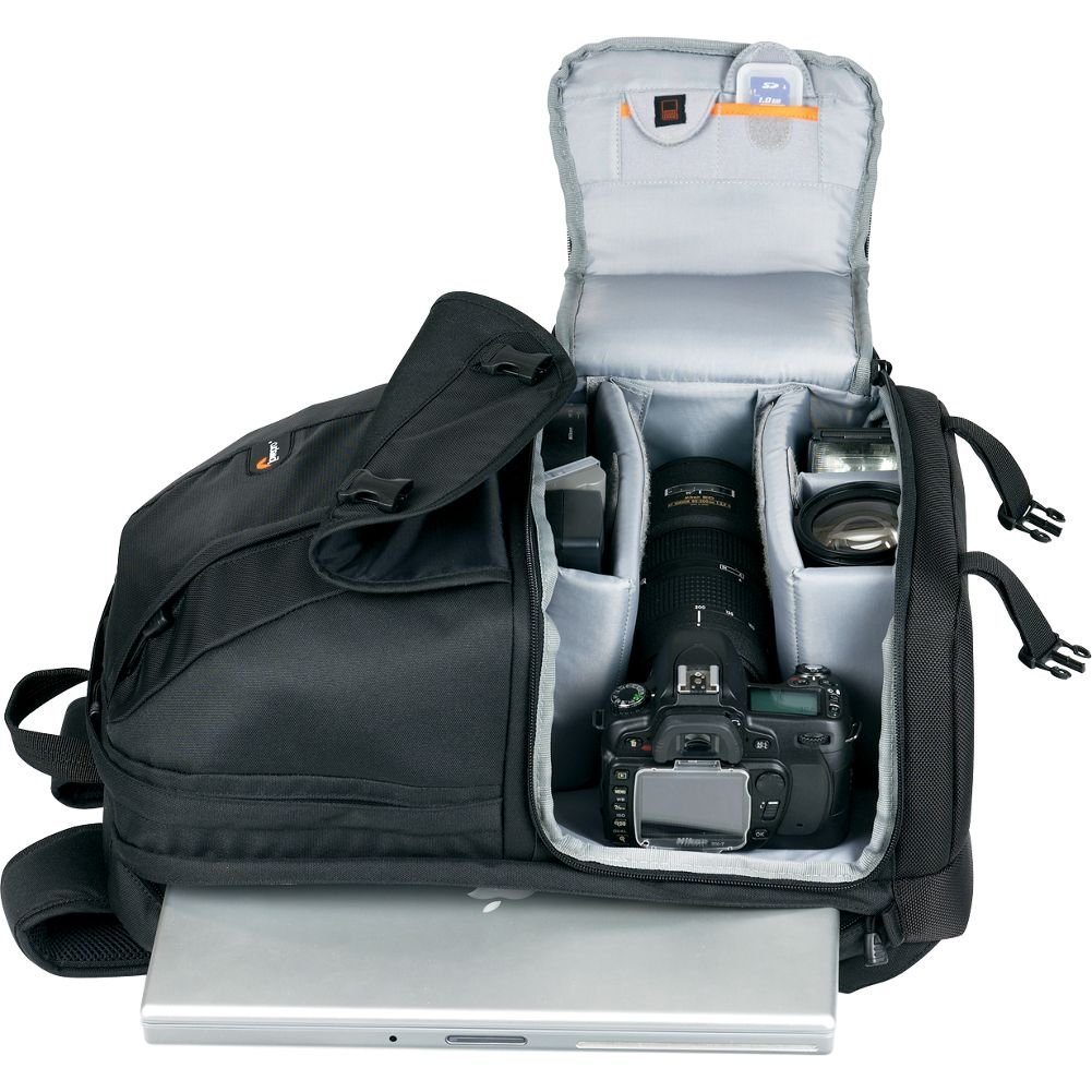 Lowepro Fastpack 350 DSLR Camera Backpack - Waterproof Travel Bag for Photographers with Laptop Compartment | Perfect for Hiking, Air Travel & Outdoor Photography