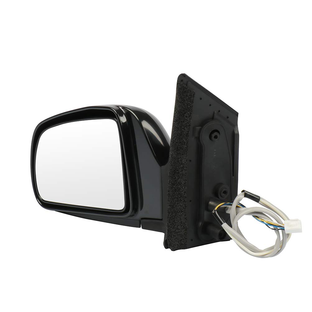 1998-2003 Toyota Sienna Left Side Power Heated Manual Folding Replacement Mirror - Driver Side Mirror with Adjustable Angle for Winter Driving & Parking Safety
