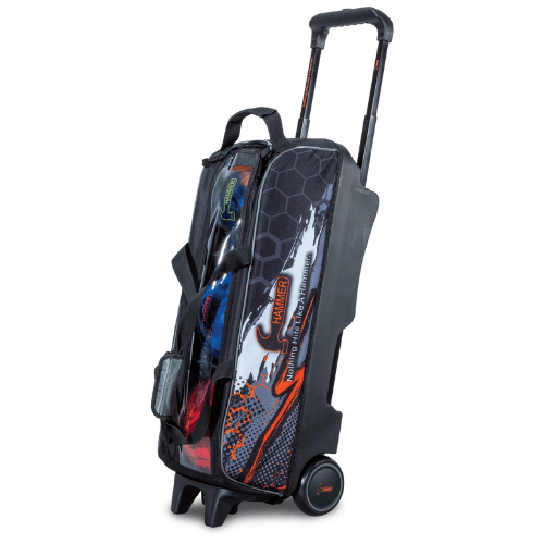 Premium Hammer Hybrid Triple Roller Bowling Bag for Men & Women – Durable, Lightweight & Spacious Design for League Play & Tournaments
