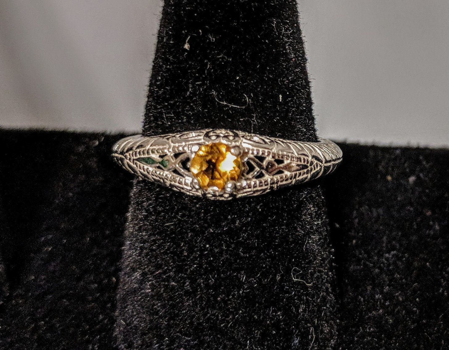 Custom Engraved Heart Ring with Natural Gemstones - Sterling Silver, Garnet, Amethyst, Citrine, Peridot & Topaz | Personalized Jewelry Gift for Women | Perfect for Anniversaries, Valentine's Day & Romantic Occasions