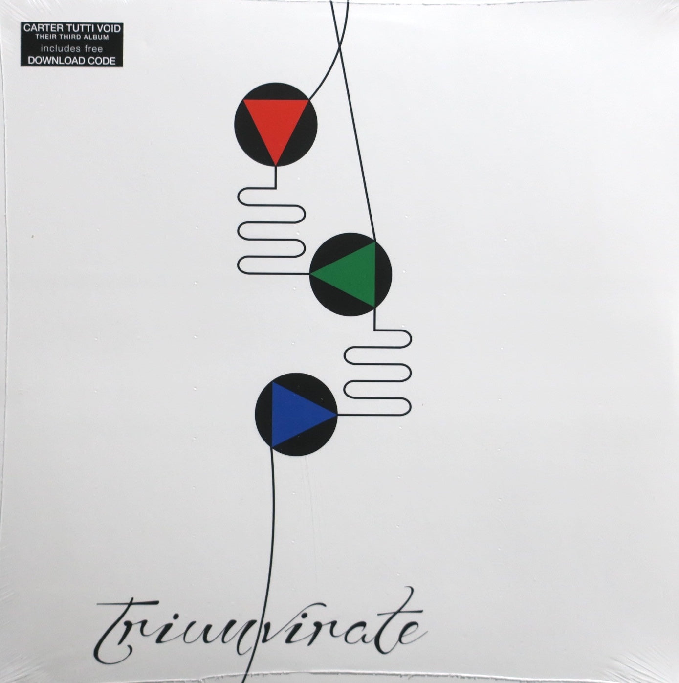 CARTER TUTTI VOID 'Triumvirate' Vinyl LP by Chris & Cosey - Limited Edition Electronic Music Record for Collectors & DJs - Perfect for Home Listening & Club Play