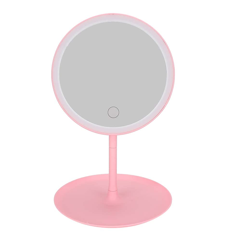 Eco-Friendly Vanity Mirror with Detachable USB - Portable Travel Makeup Mirror for Bedroom, Home & Outdoor Use | Perfect for Travel, Camping & Dorm Rooms