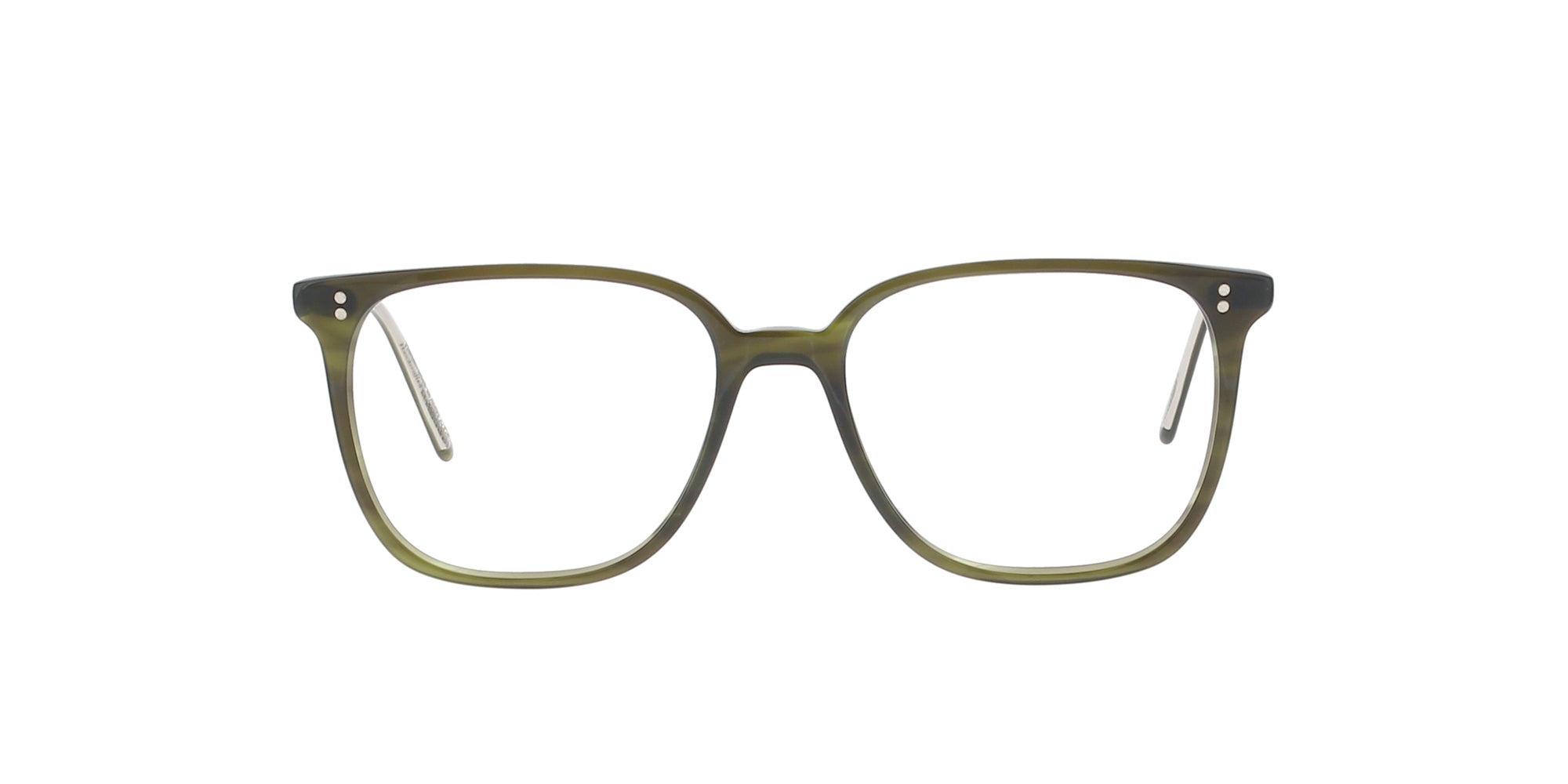 Deep Square Emerald Bark Oliver People's Frame - Stylish Eyeglasses for Men & Women | Perfect for Office, Reading & Fashion Accessories