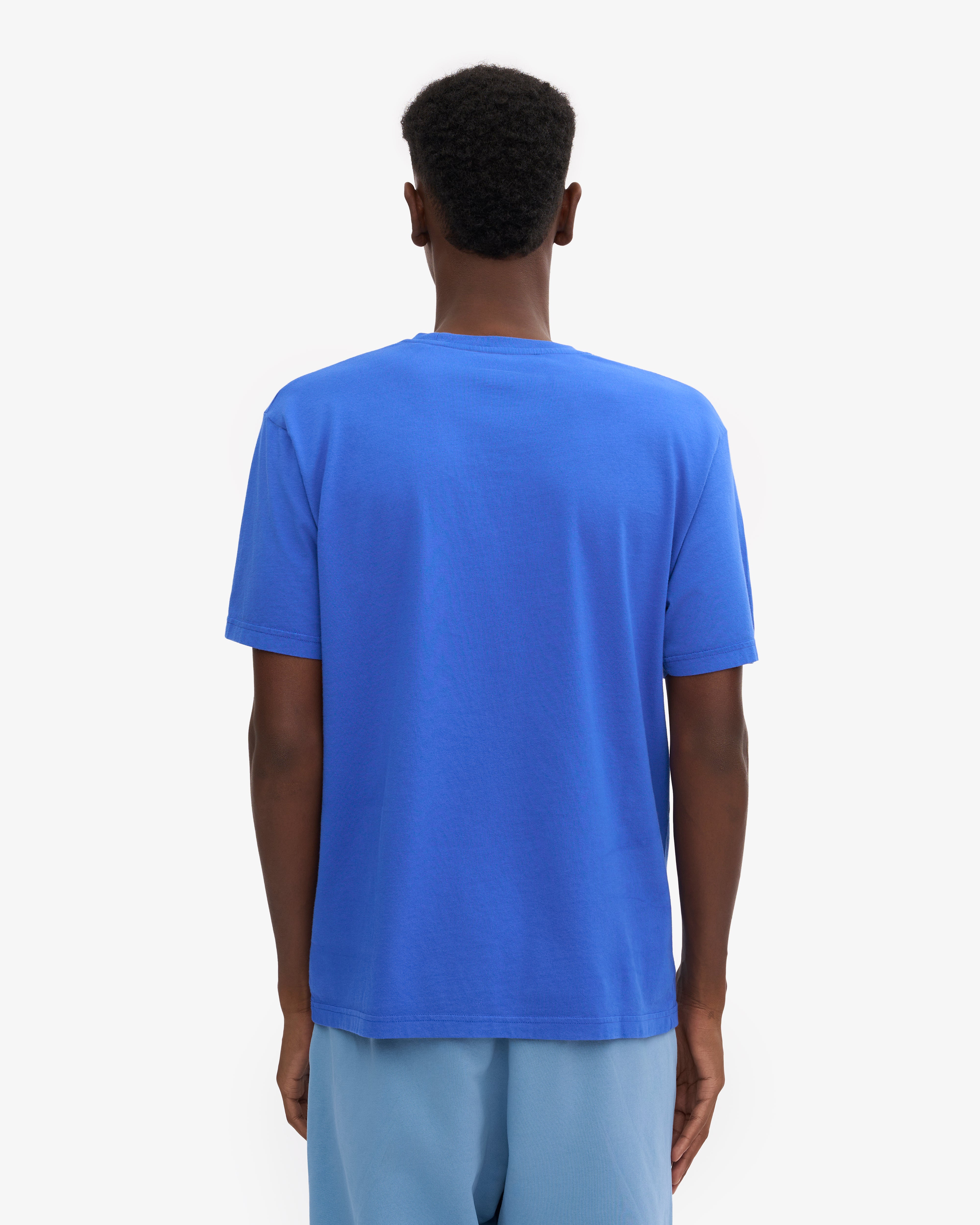 Oversized Organic Cotton T-Shirt for Women - Soft & Comfortable Sapphire Blue Tee - Perfect for Casual Wear, Loungewear & Everyday Outfits