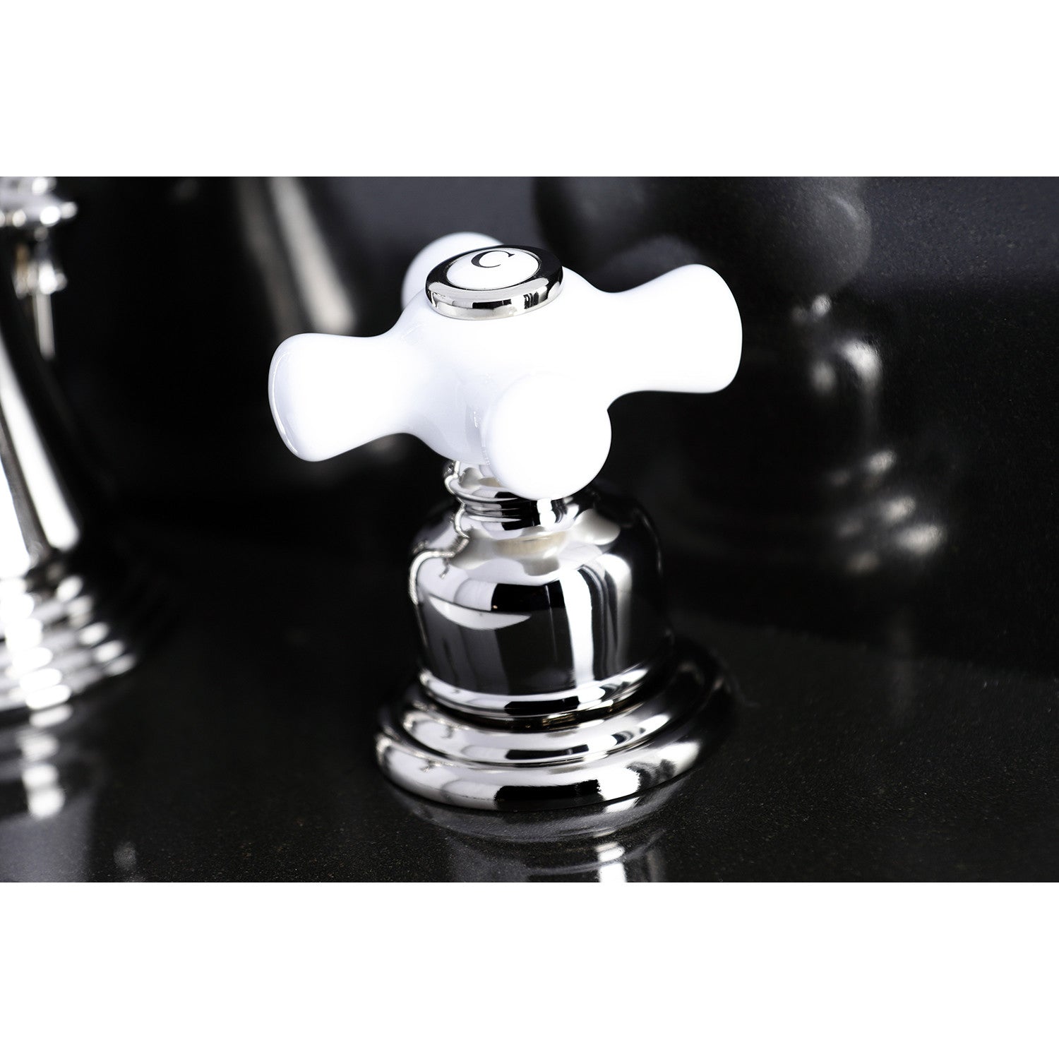 American Classic FSC1979PX 3-Hole Widespread Bathroom Faucet with Brass Pop-Up Drain - Two Handle Deck Mount in Polished Nickel - Perfect for Modern Bathroom Vanities and Sink Upgrades