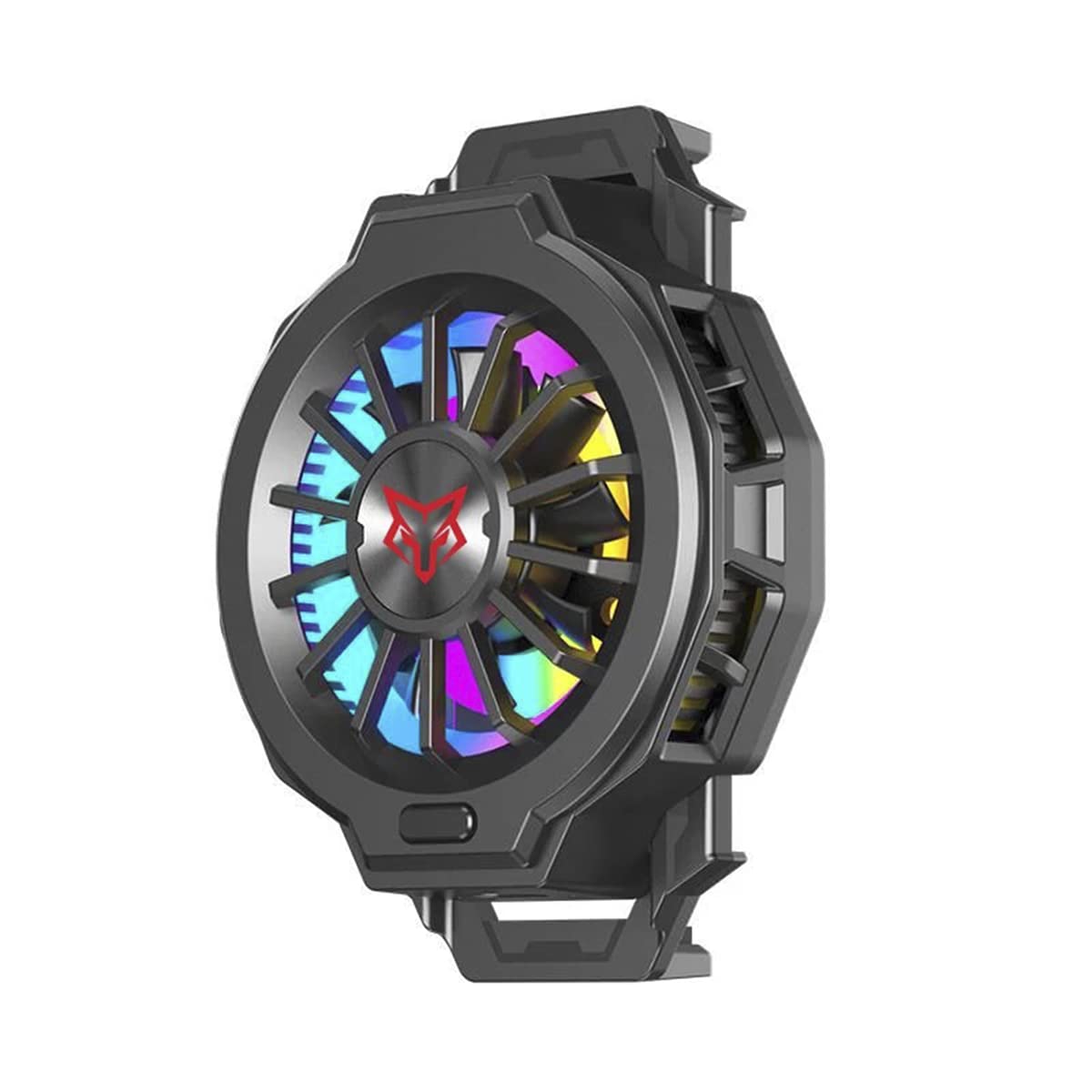 RGB Phone Cooler for Gaming - Portable Cell Phone Fan Cooler S02 with LED Lights | Keep Your Phone Cool During Intense Gaming & Streaming Sessions