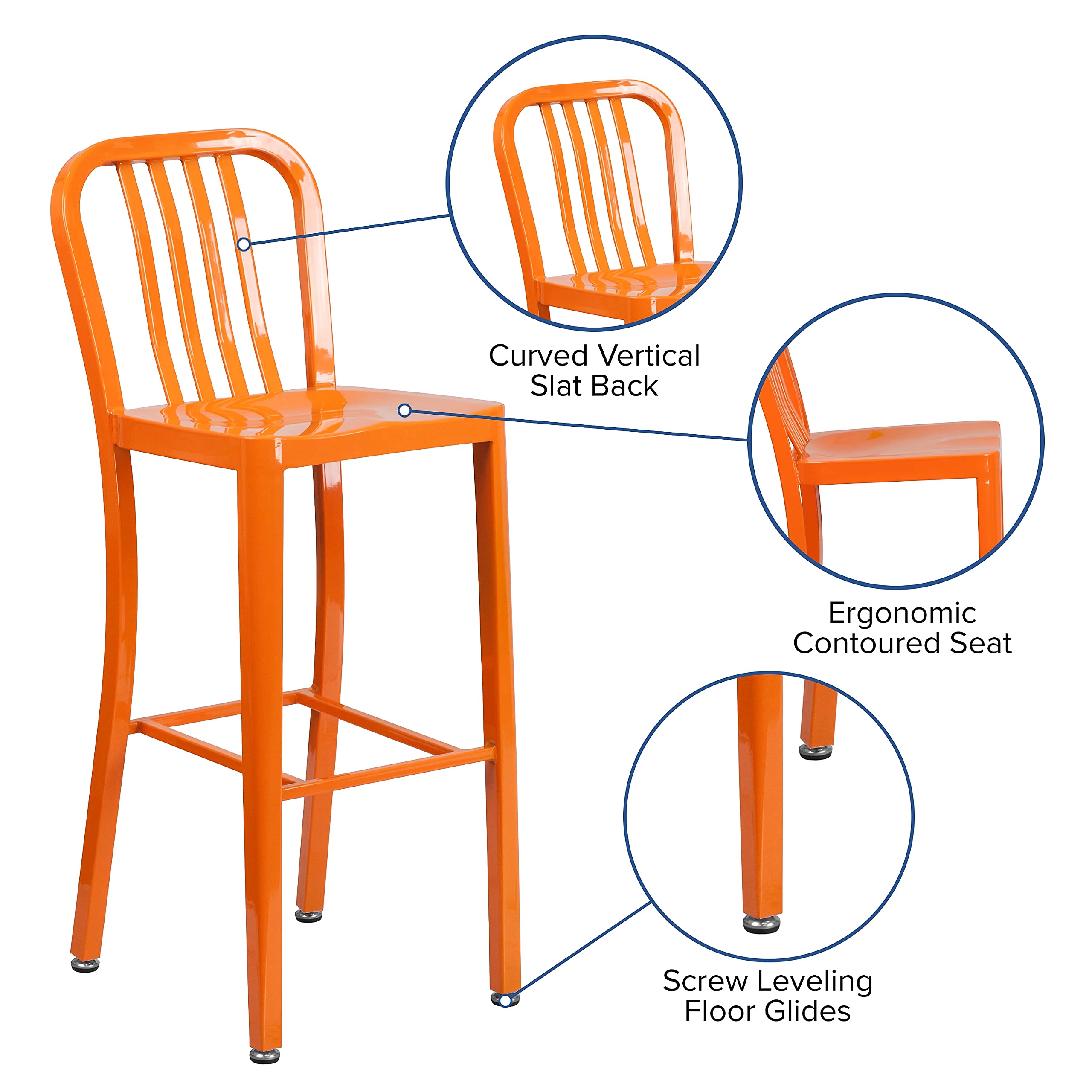 Flash Furniture Gael Commercial Grade 2-Pack 30