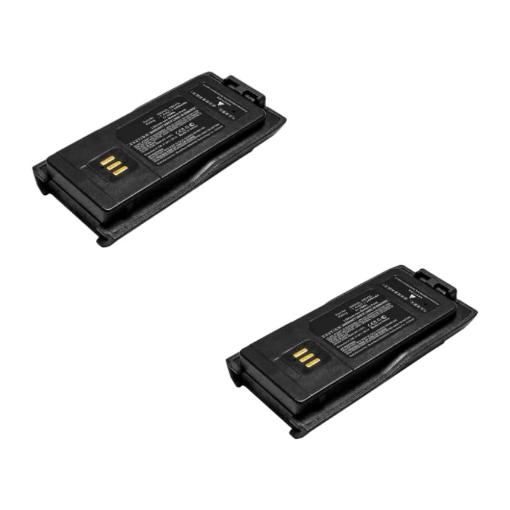 Synergy Digital 2-Way Radio Batteries - 2400mAh Li-ion 7.4V Replacement for Excera EB342L & EB242L (2-Pack) | Perfect for Business Communication, Outdoor Adventures & Emergency Preparedness